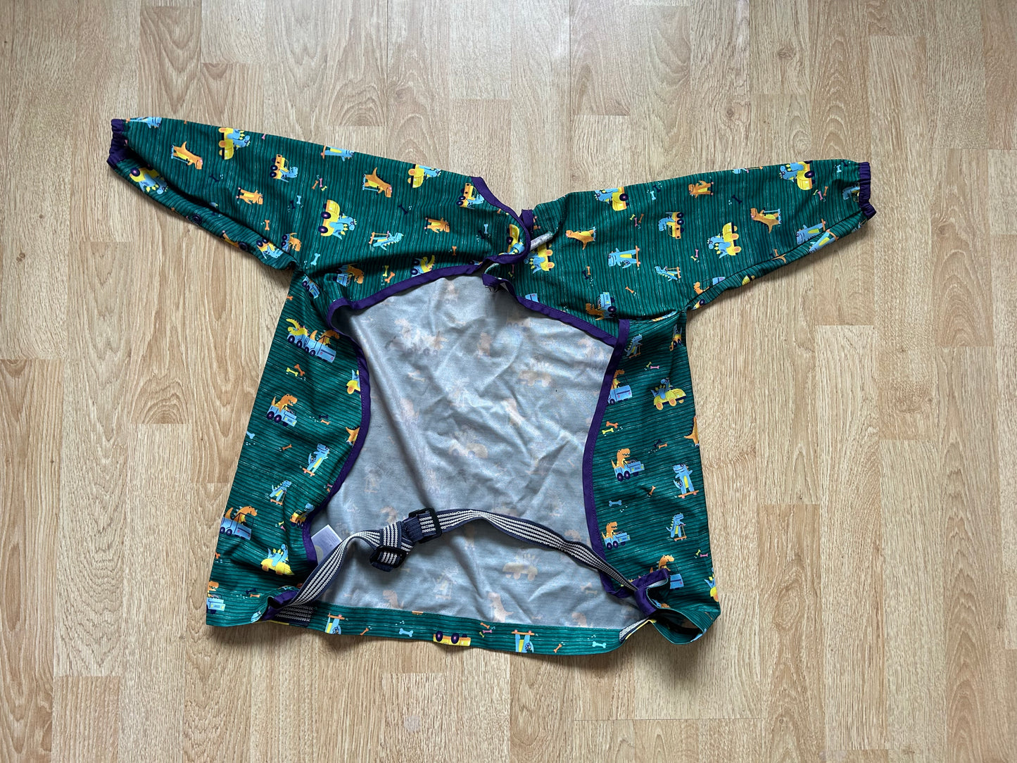 Green Long-Sleeve Coveralls bib 6-36m (68-98cm)