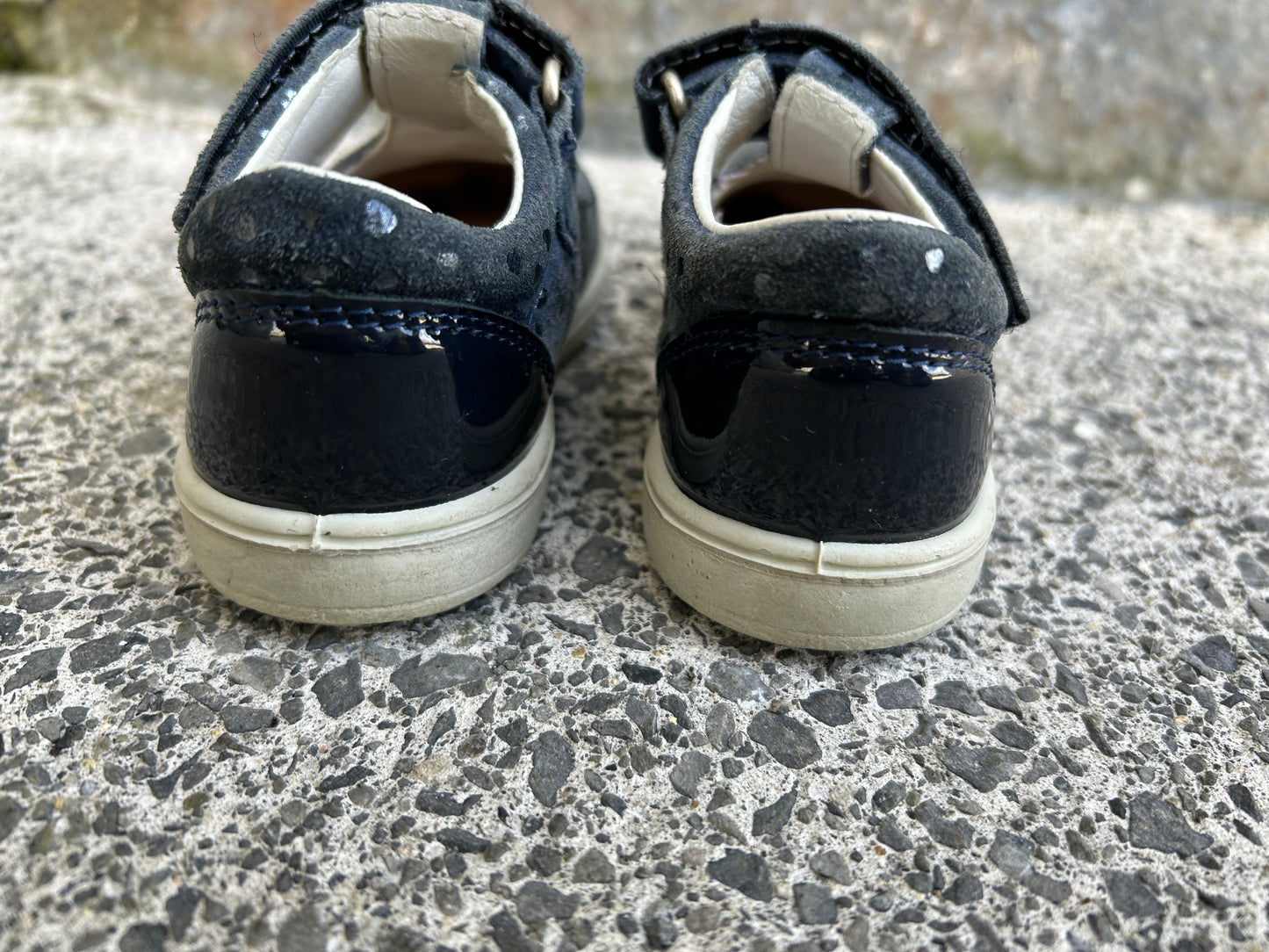 Charcoal spotty shoes uk 7 (eu 24)