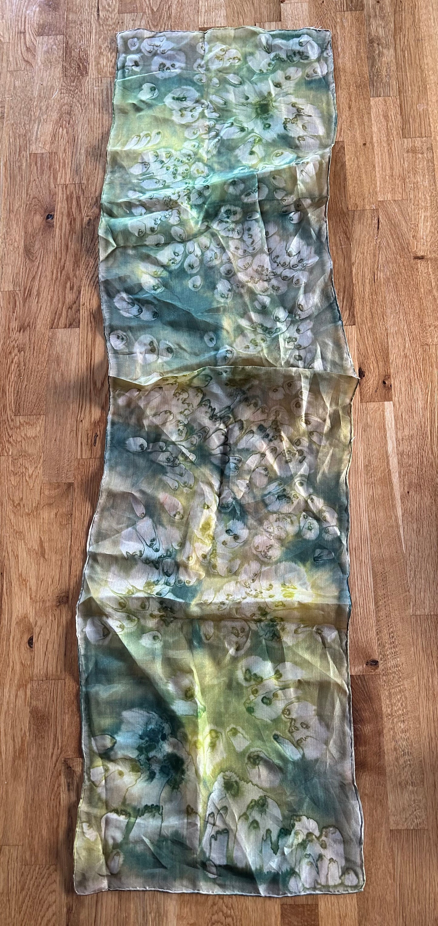 Green ombre scarf