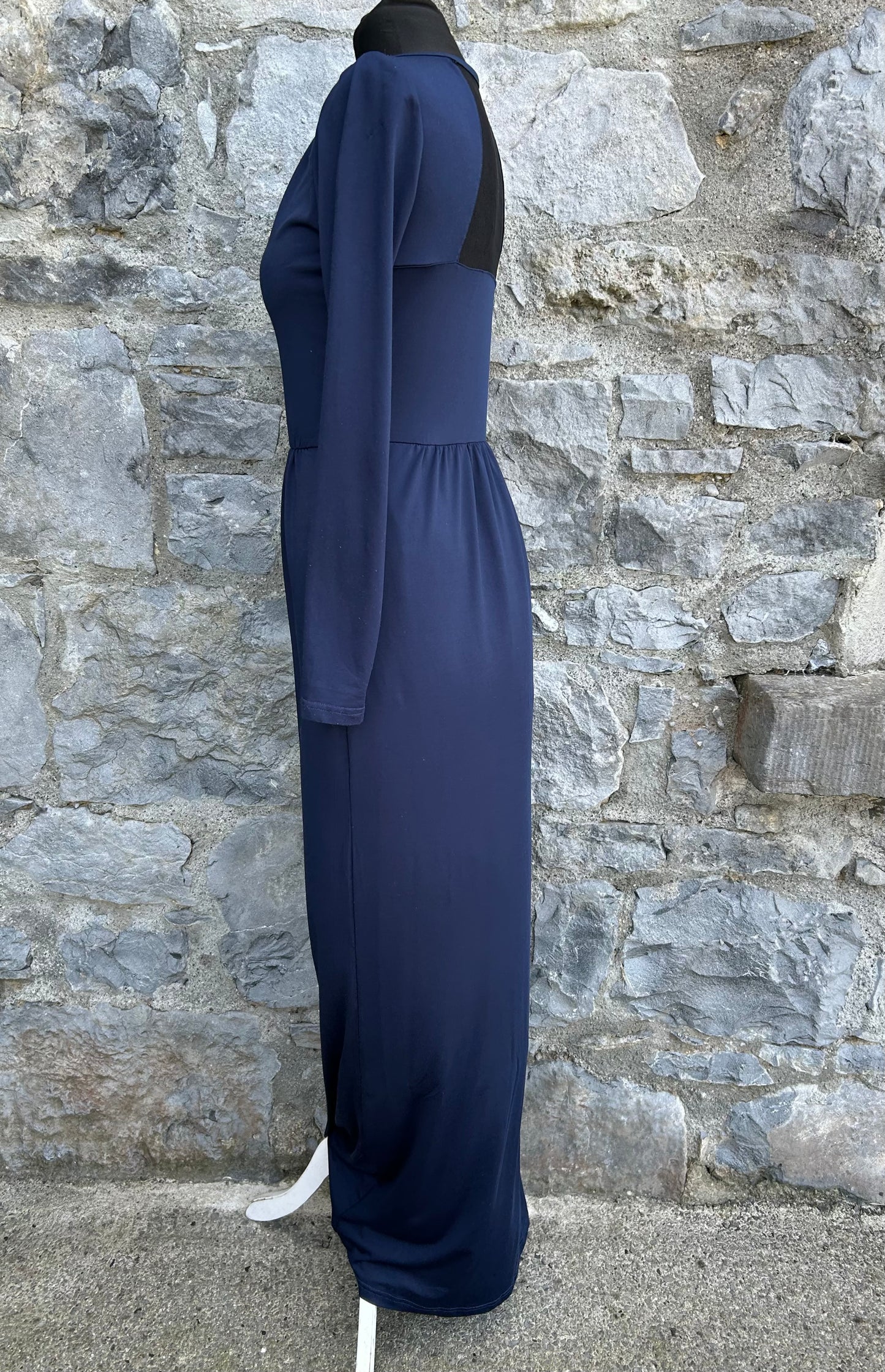 Navy maxi dress uk 10