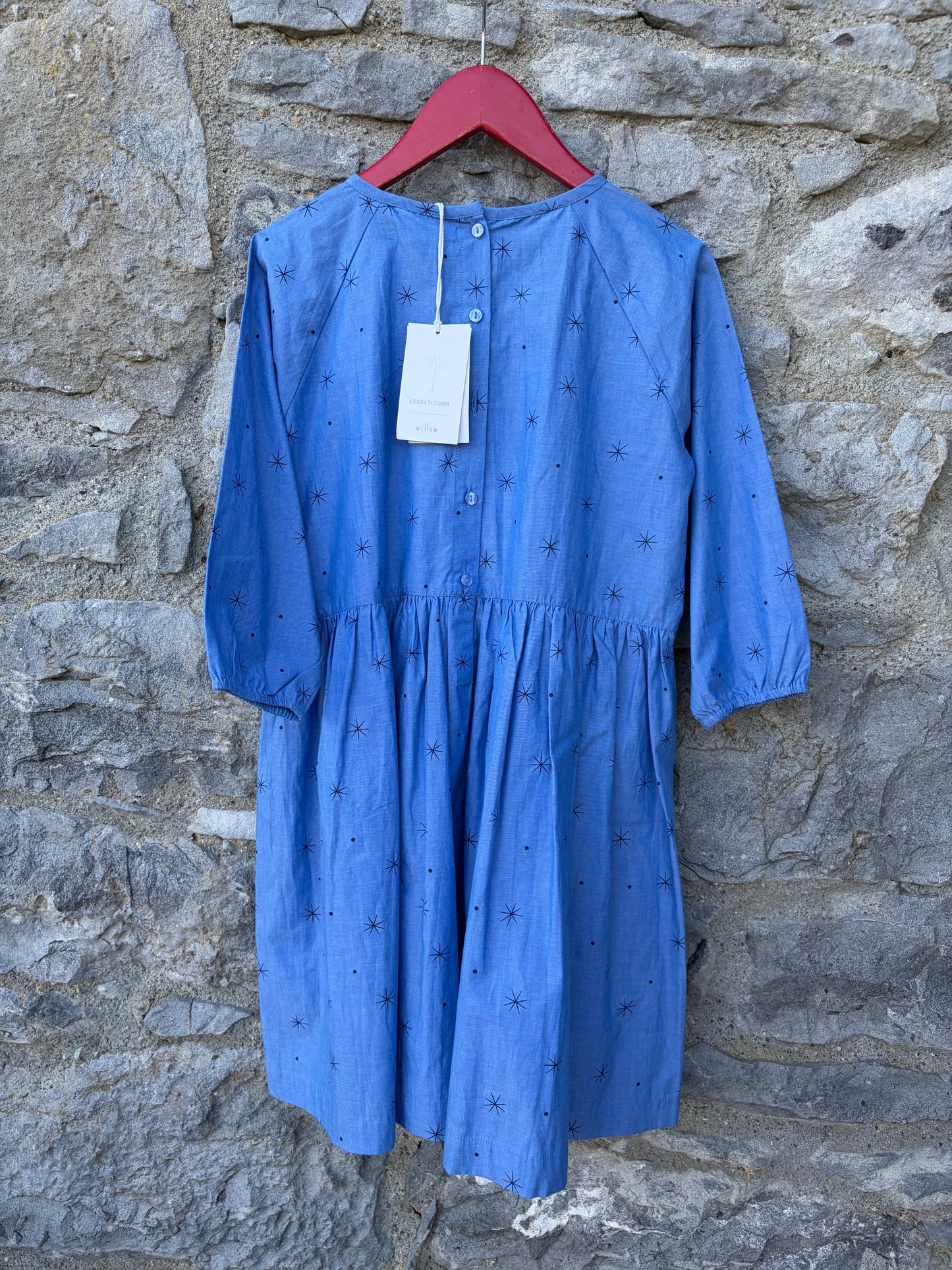 Stars blue dress 9-10y (134-140cm)