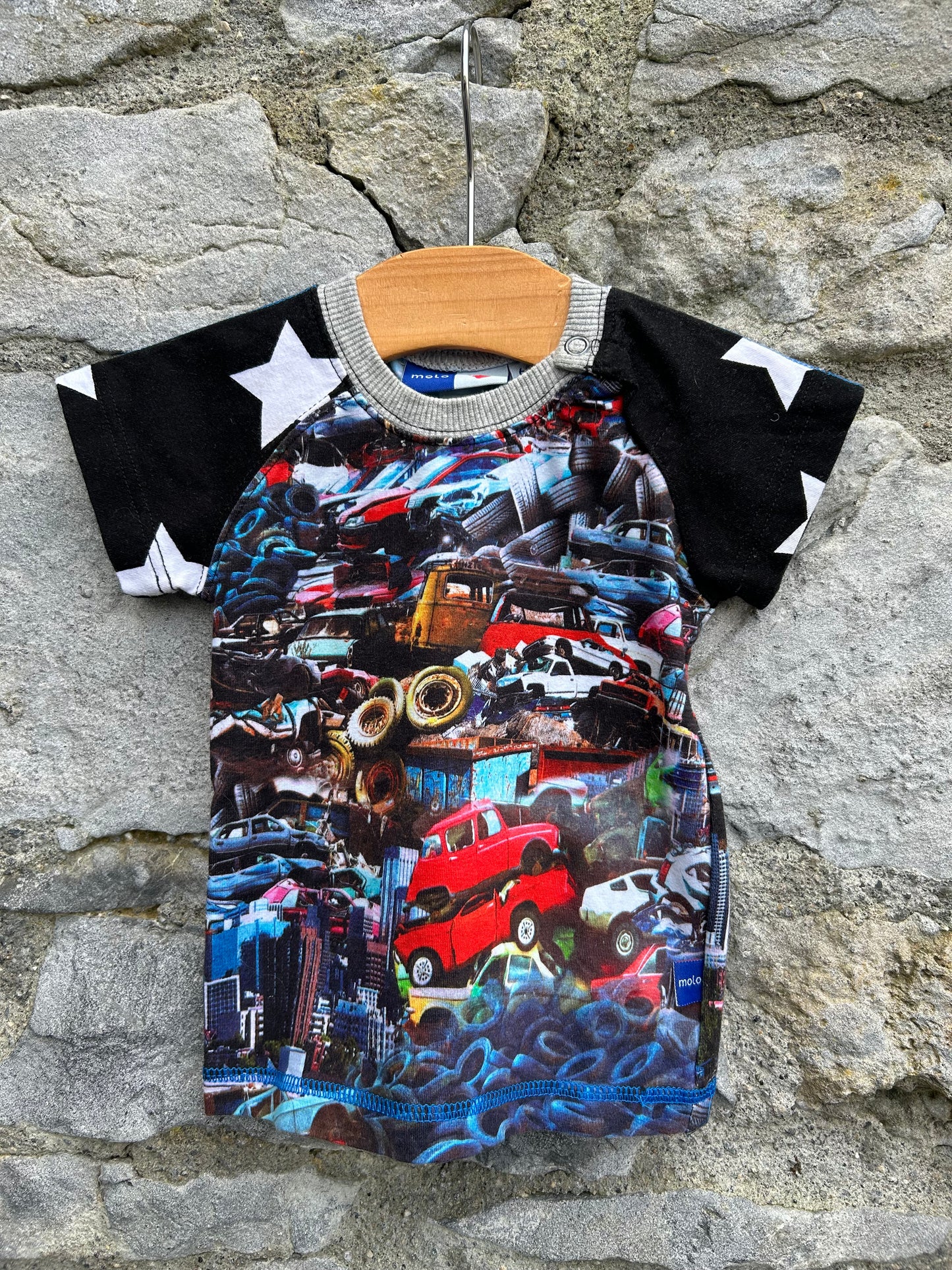 Cars&tyres t-shirt 3-6m (62-68cm)