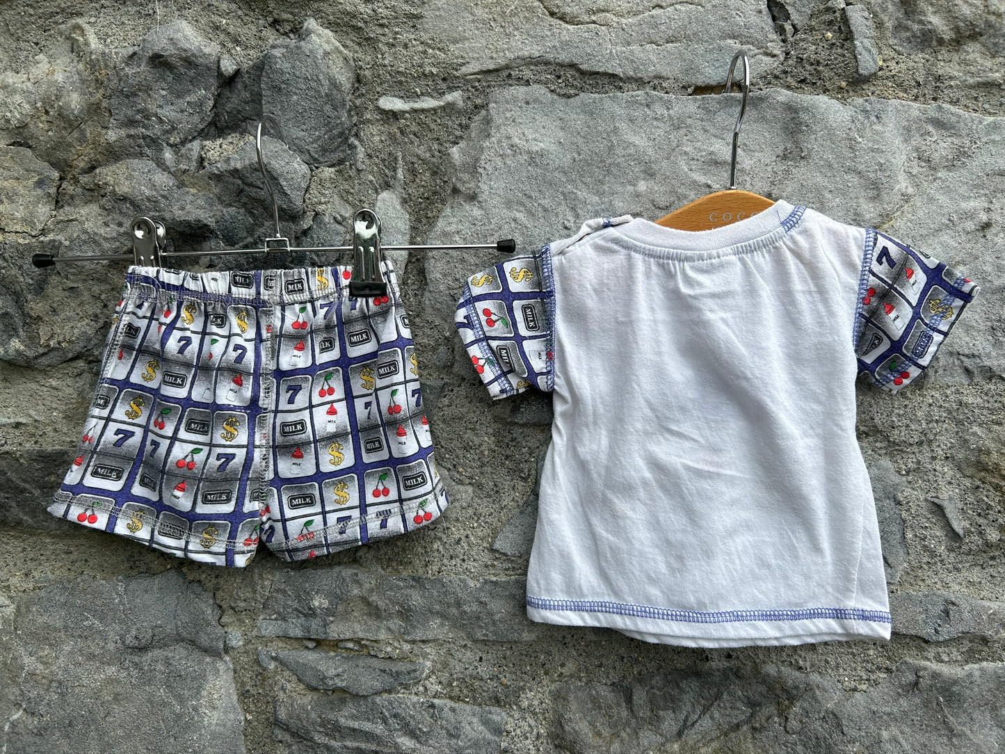 80s jackpot pj 0-3m (56-62cm)