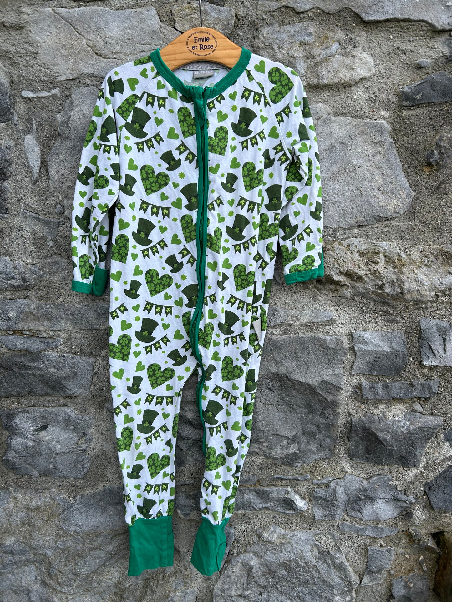 St Patrick’s onesie 2-3y (92-98cm)