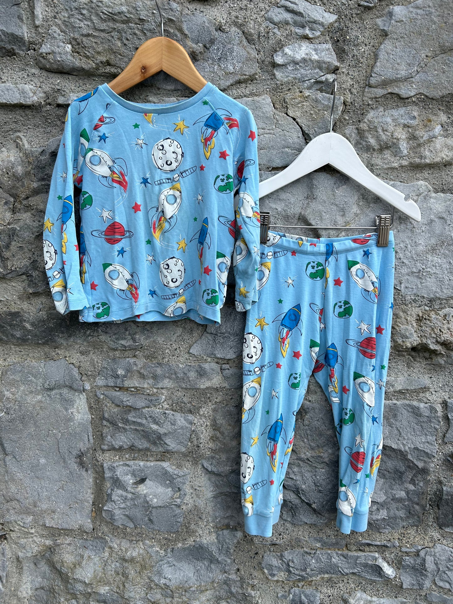 Blue space pjs 2-3y (92-98cm)