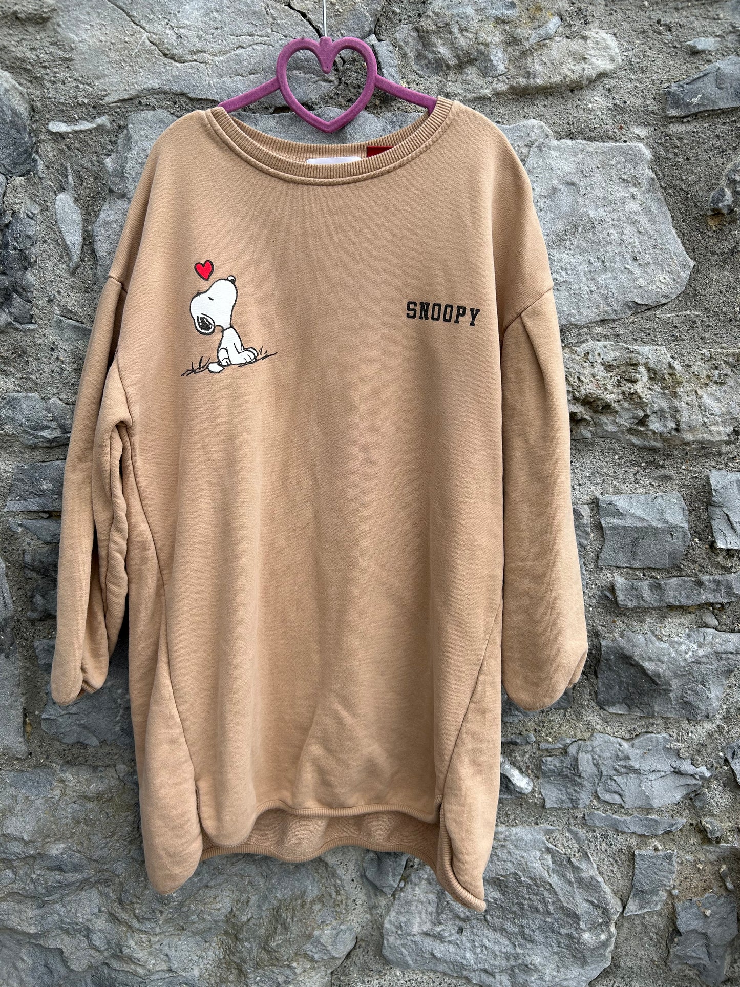 Peanuts brown tunic 11-12y (146-152cm)