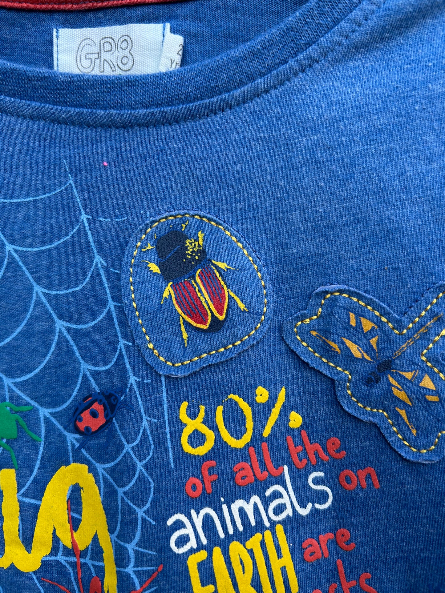 Bug expert T-shirt 18-24m (86-92cm)