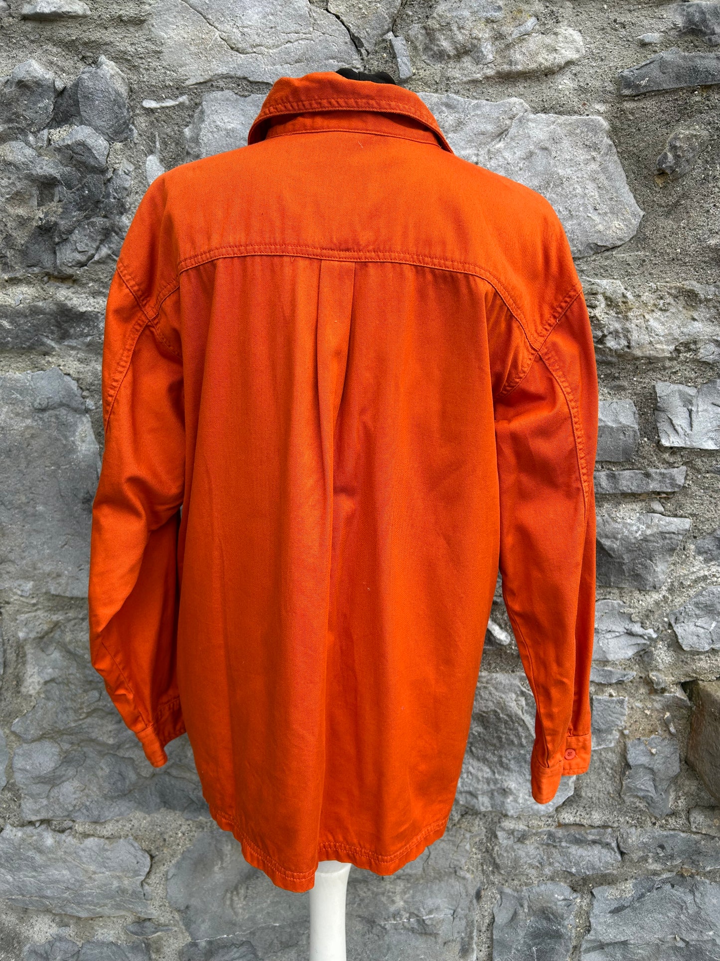 90s orange shirt uk 10-12