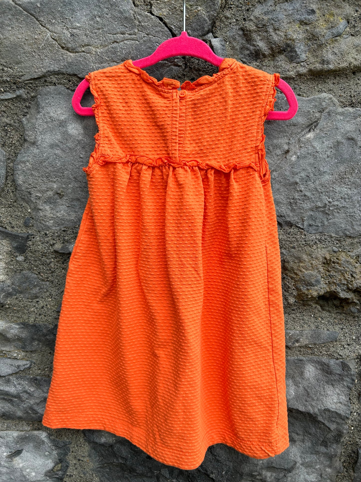 Orange dress 2-3y (92-98cm)