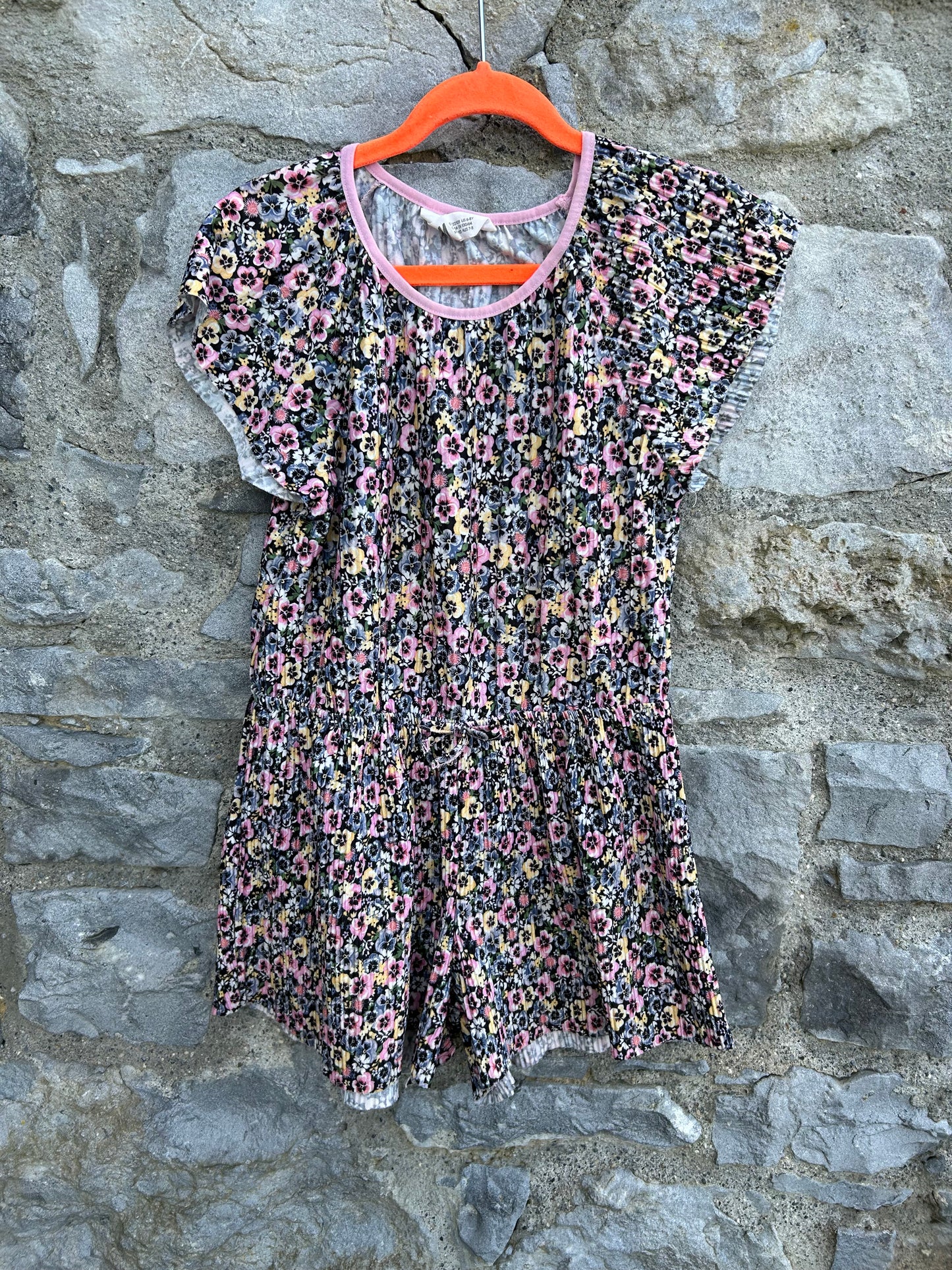 Pansy pleated jumpsuit 7-8y (122-128cm)