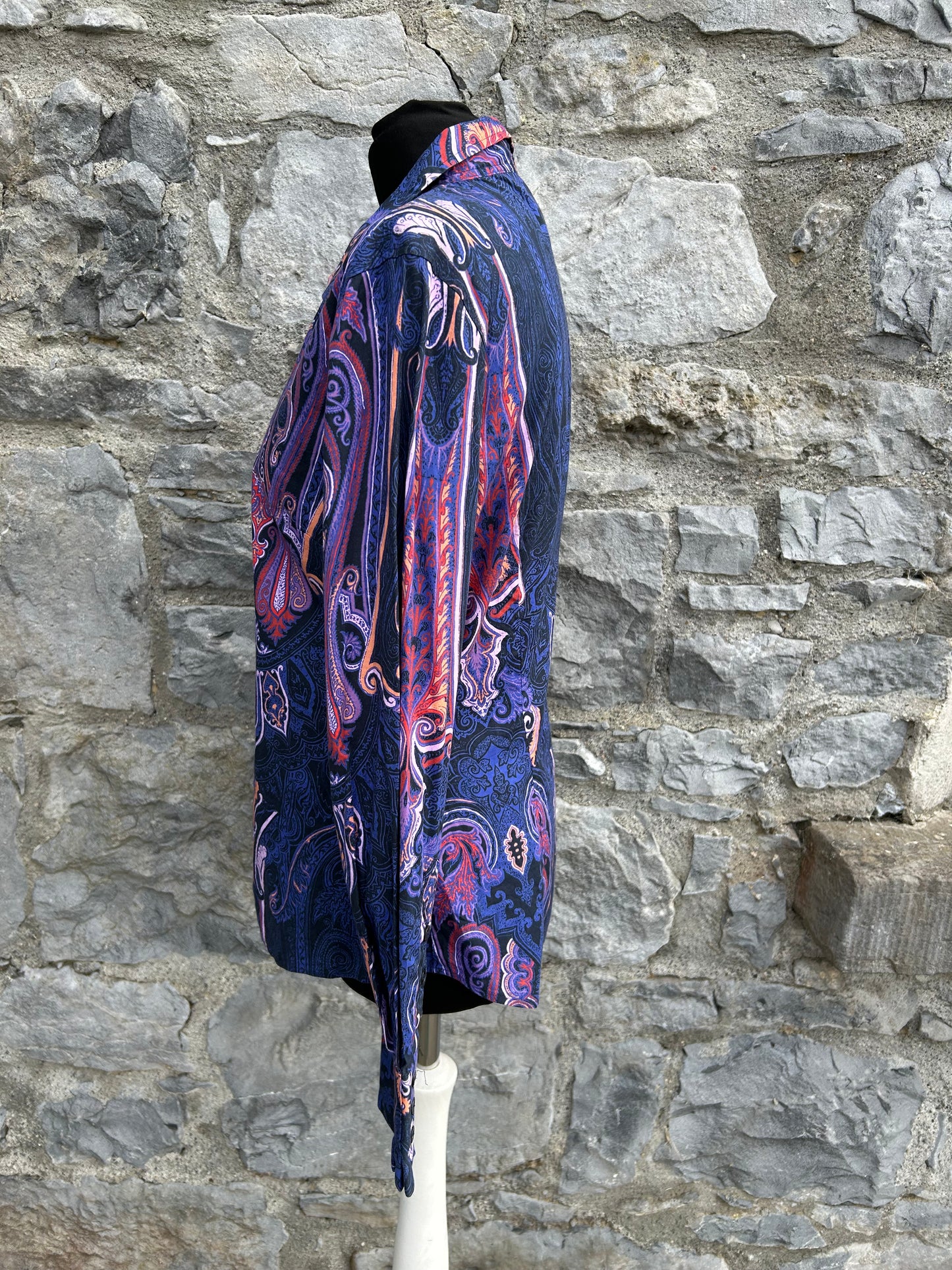 Paisley purple shirt uk 12