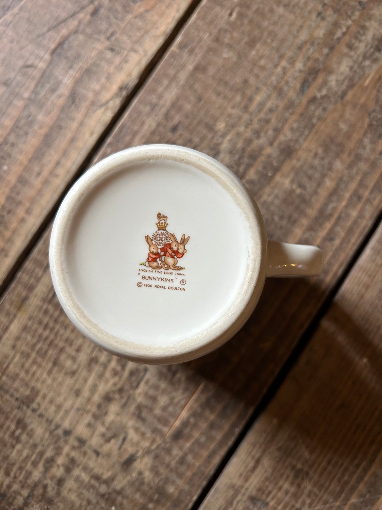 Vintage Rabbit plate & cup