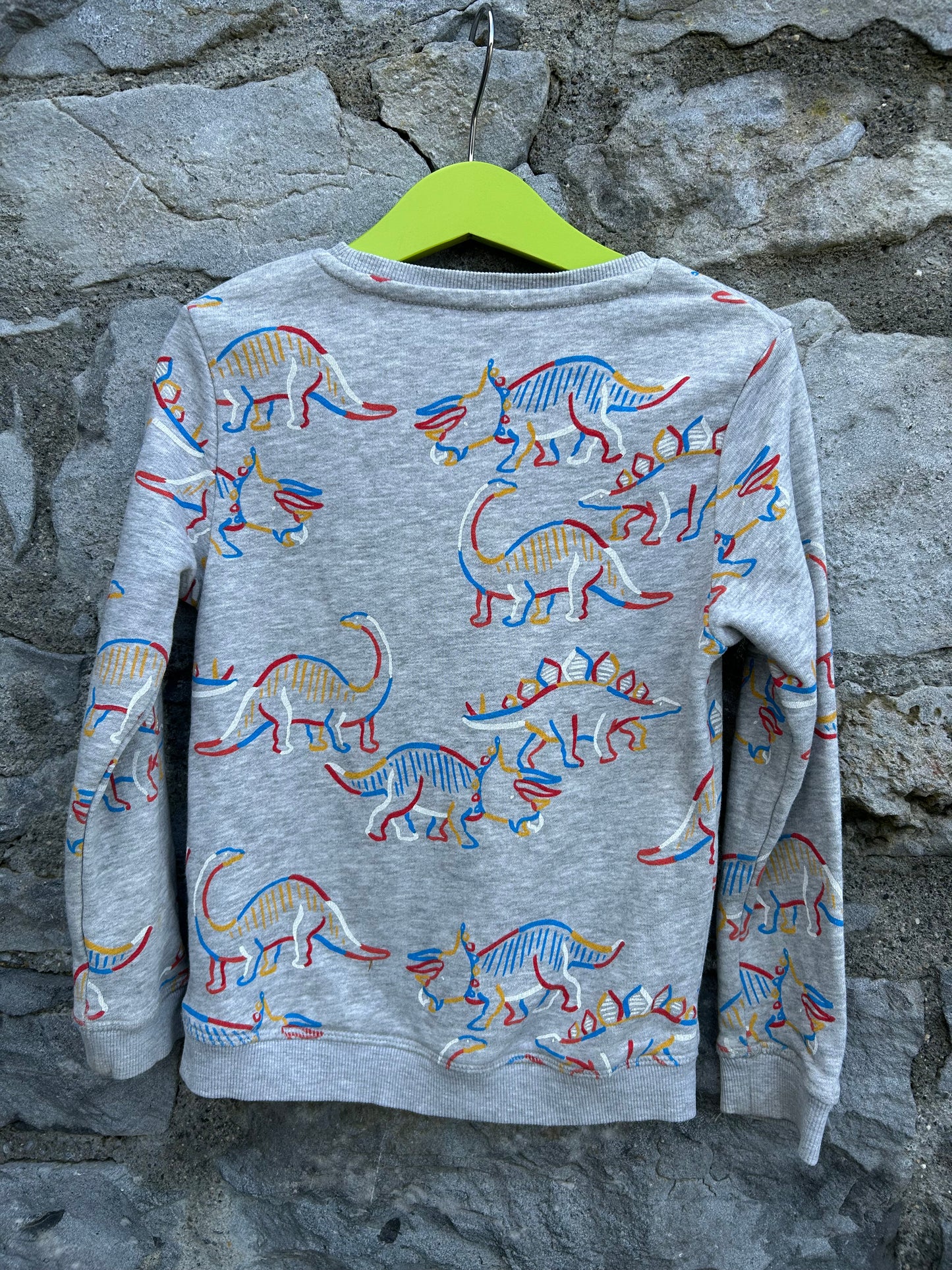 Dinosaurs grey sweatshirt 4-5y (104-110cm)