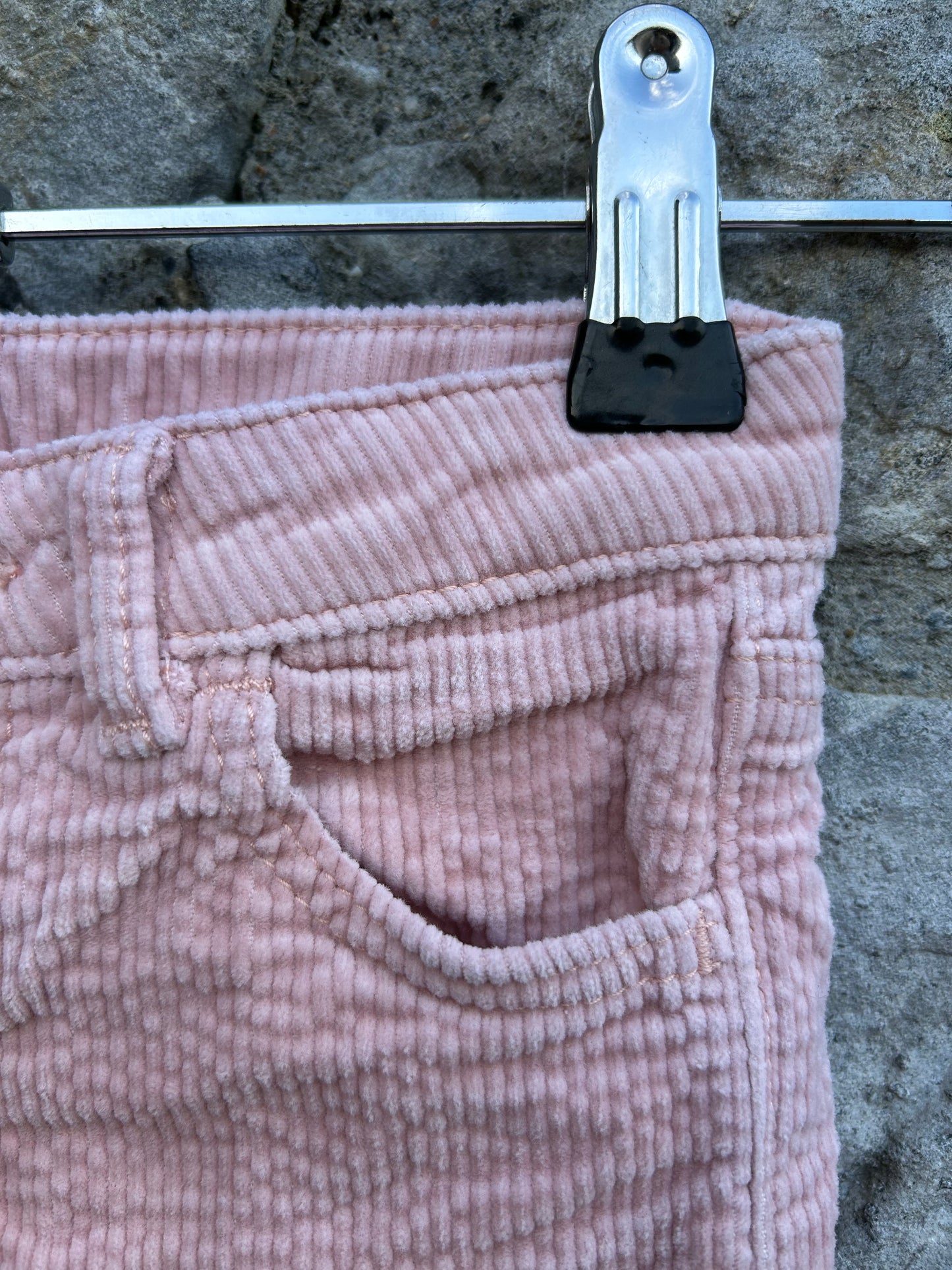 Pink wide leg cords 3-4y (98-104cm)