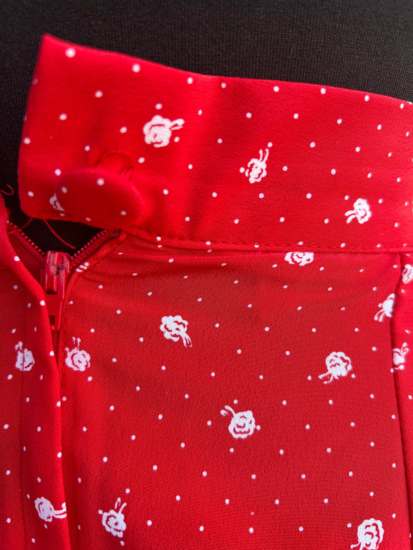 80s red suit uk 6