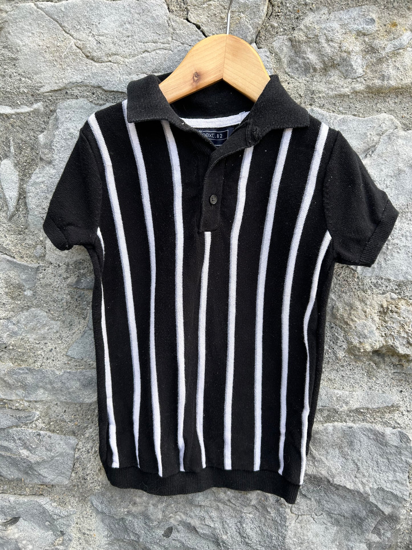 Black&white knitted top 4-5y (104-110cm)