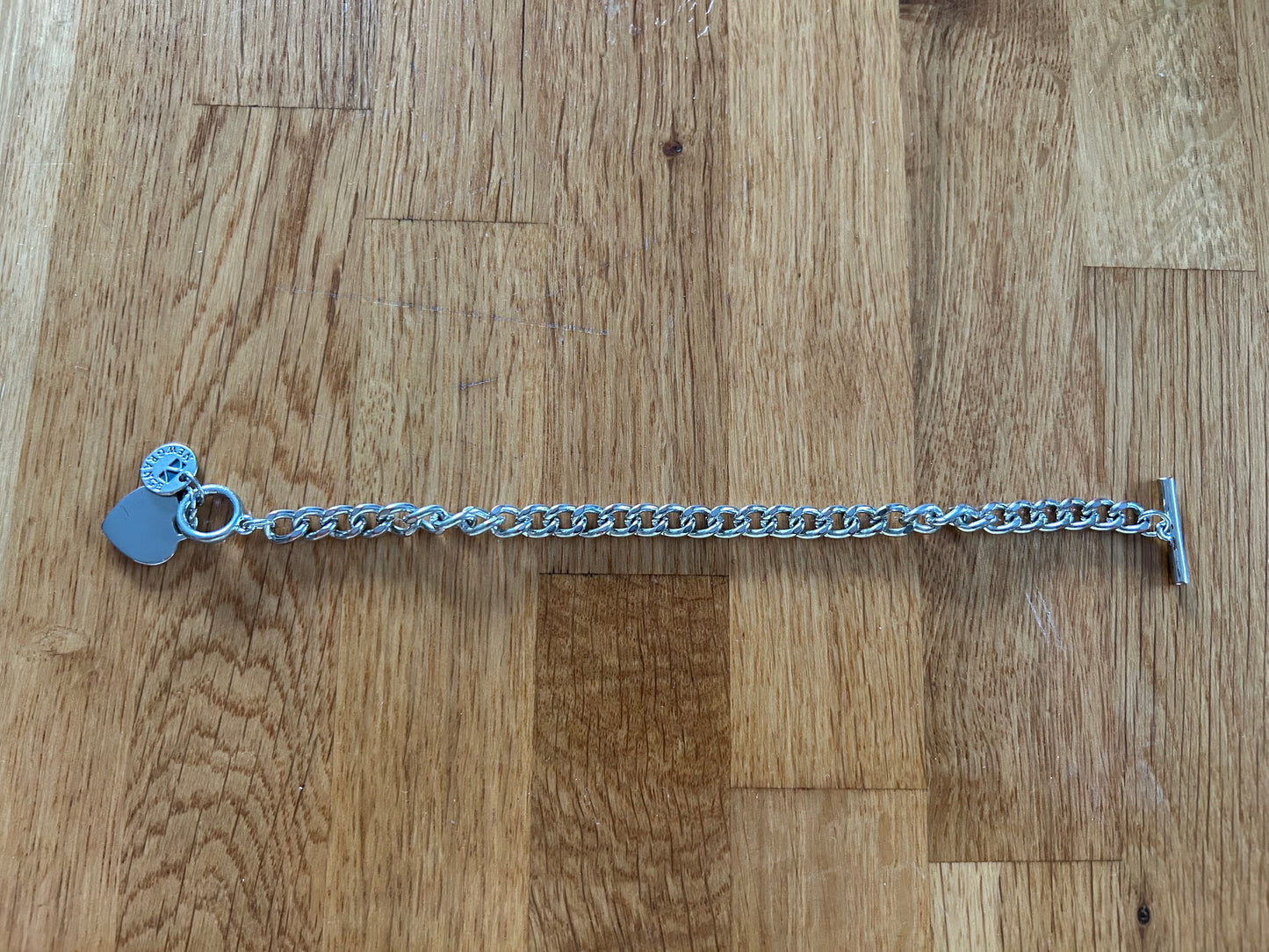 Heart charm bracelet