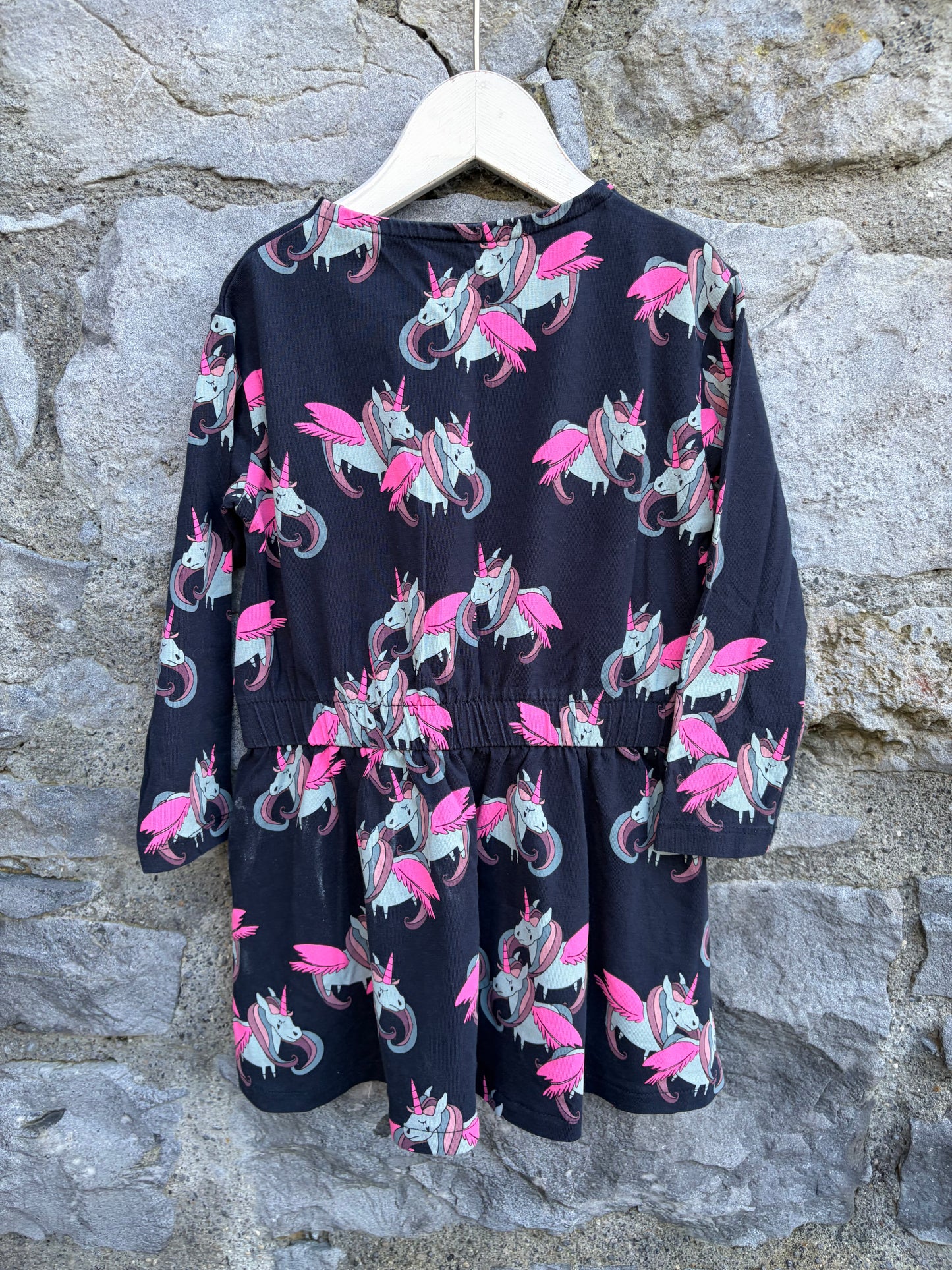 Unicorn navy dress 18-24m (86-92cm)