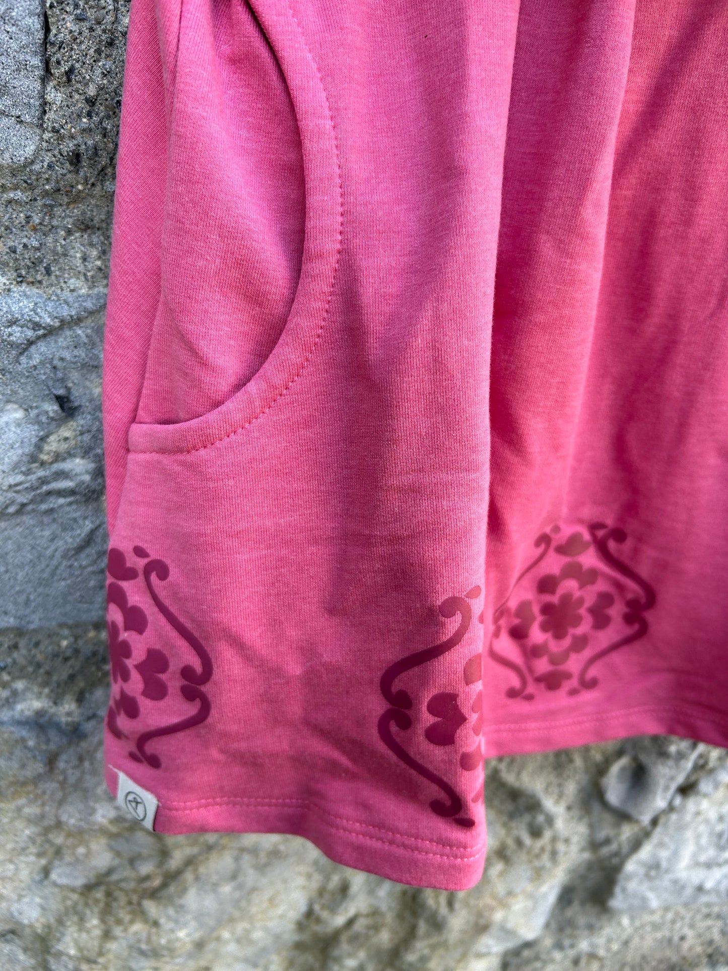Pink pinafore 7y (122cm)