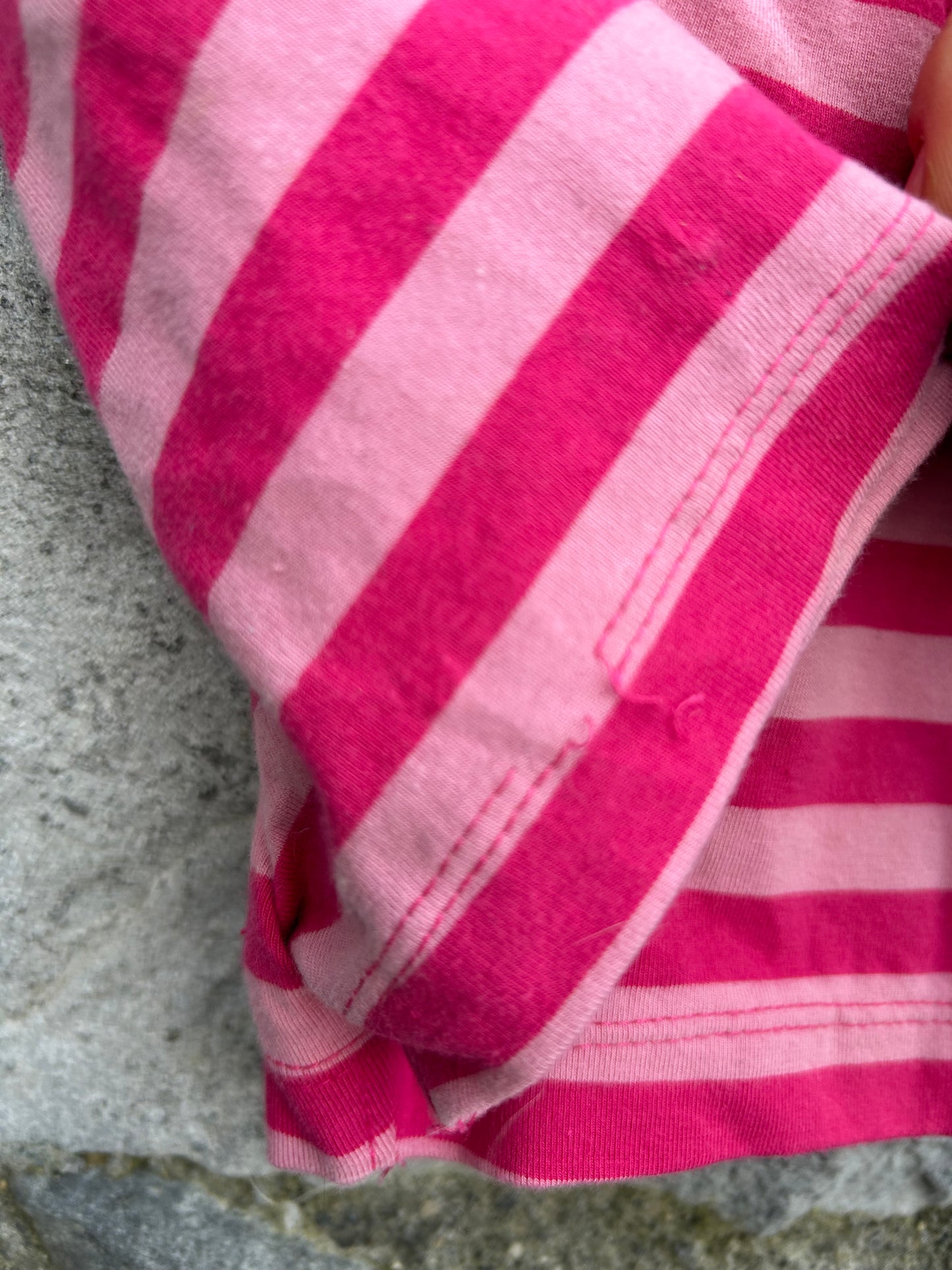 Pink stripy shorts 0-3m (56-62cm)