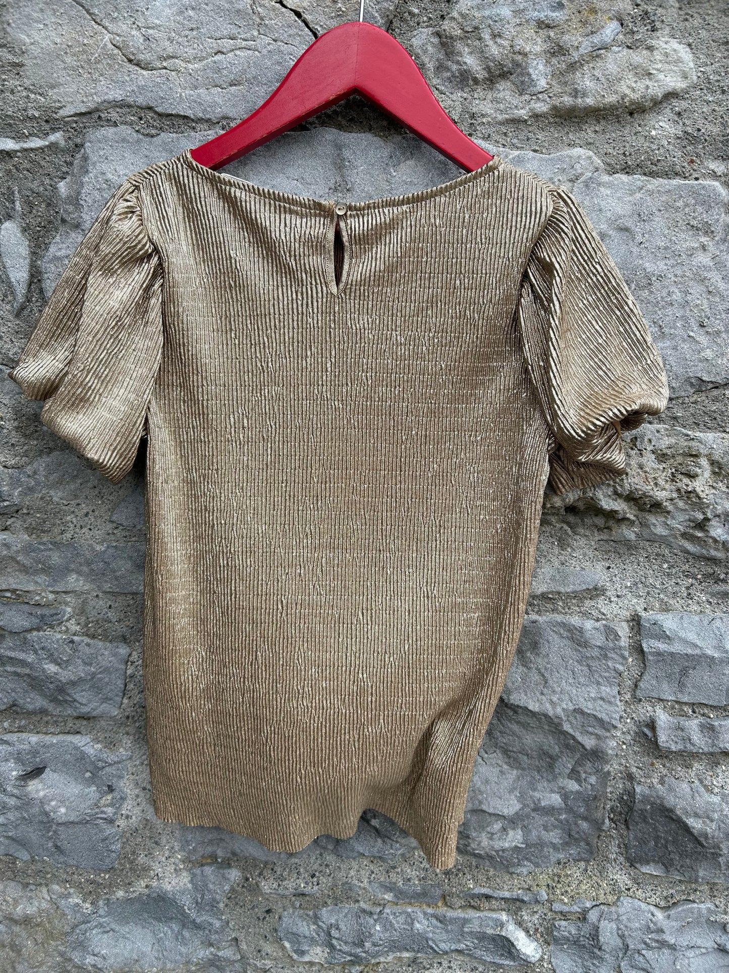 Gold wrinkled top 9-10y (134-140cm)