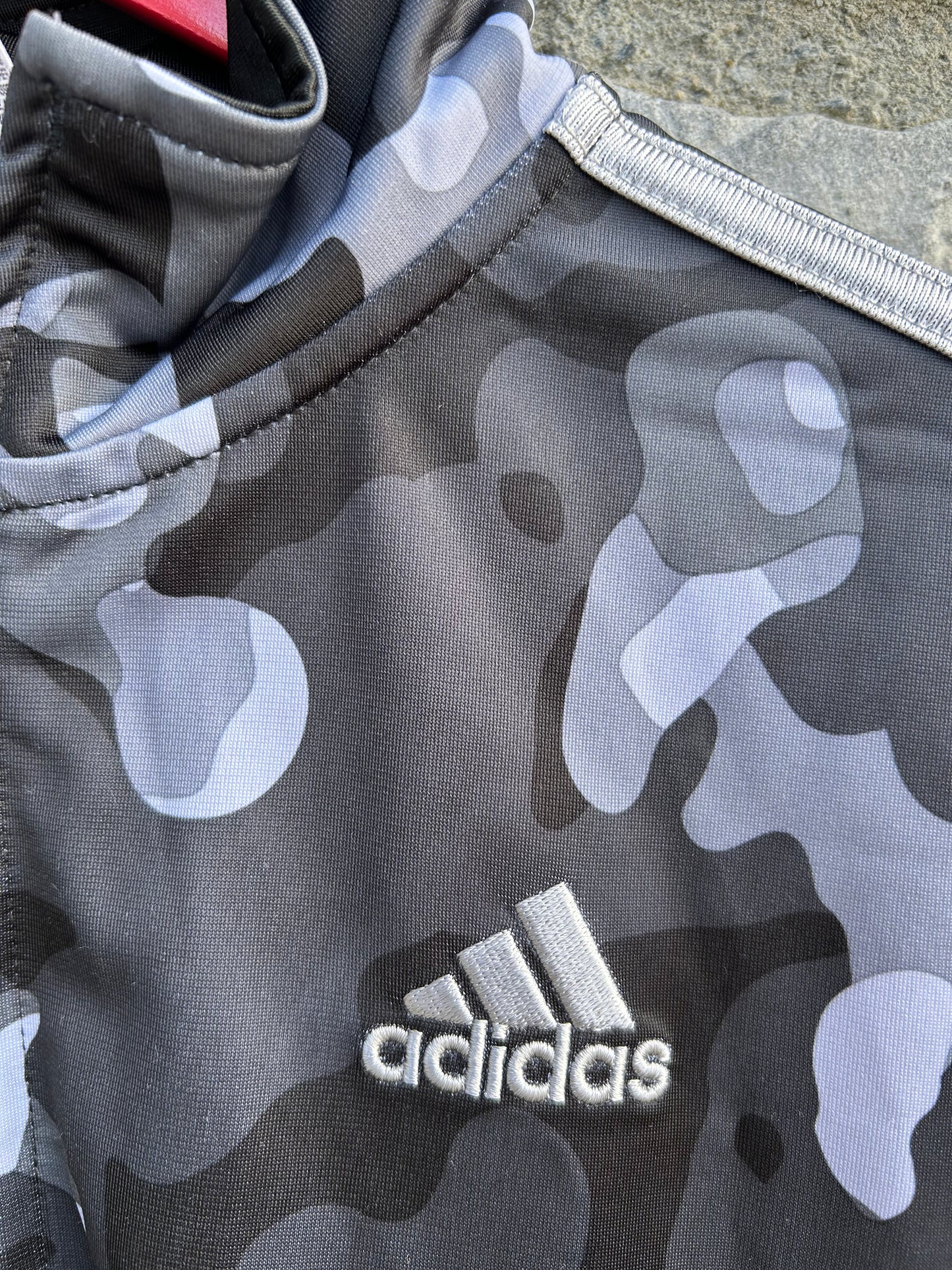 Grey camouflage sport jacket 11-12y (146-152cm)