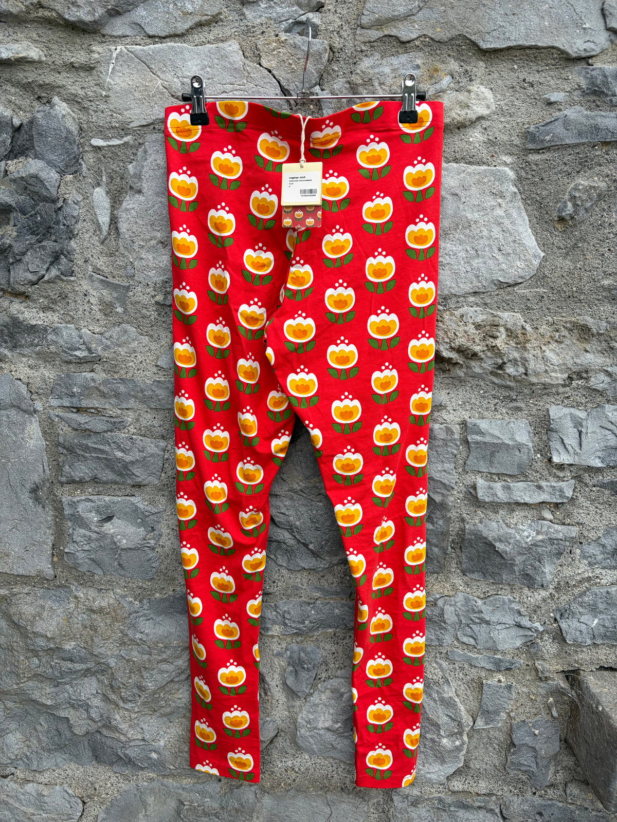 Tulips red leggings uk 10