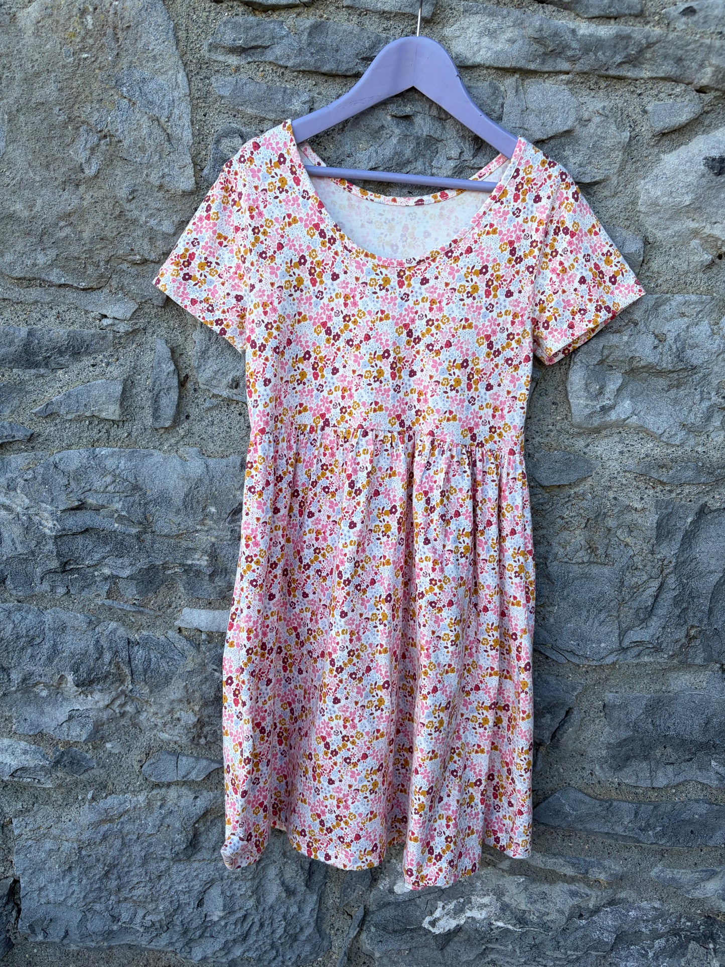 Colourful flowers dress 11-12y (146-152cm)