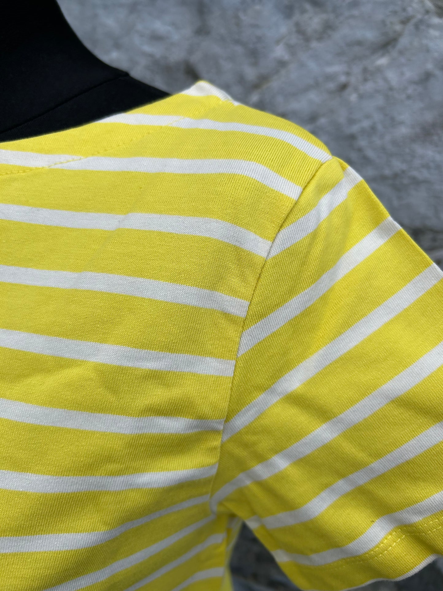 Yellow stripy top uk 10