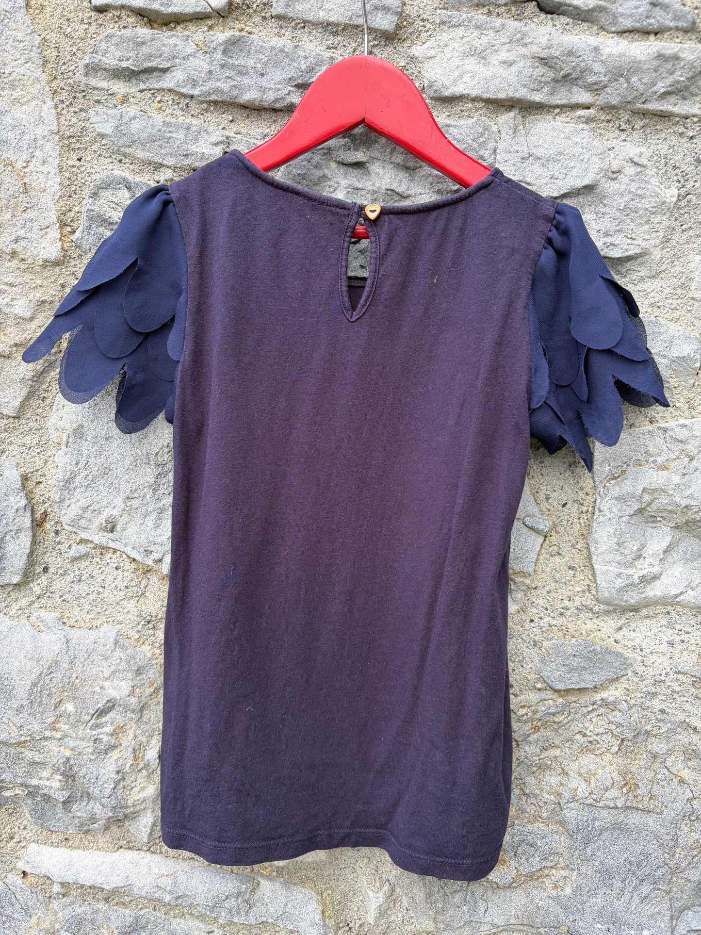 Navy top 8-9y (128-134cm )