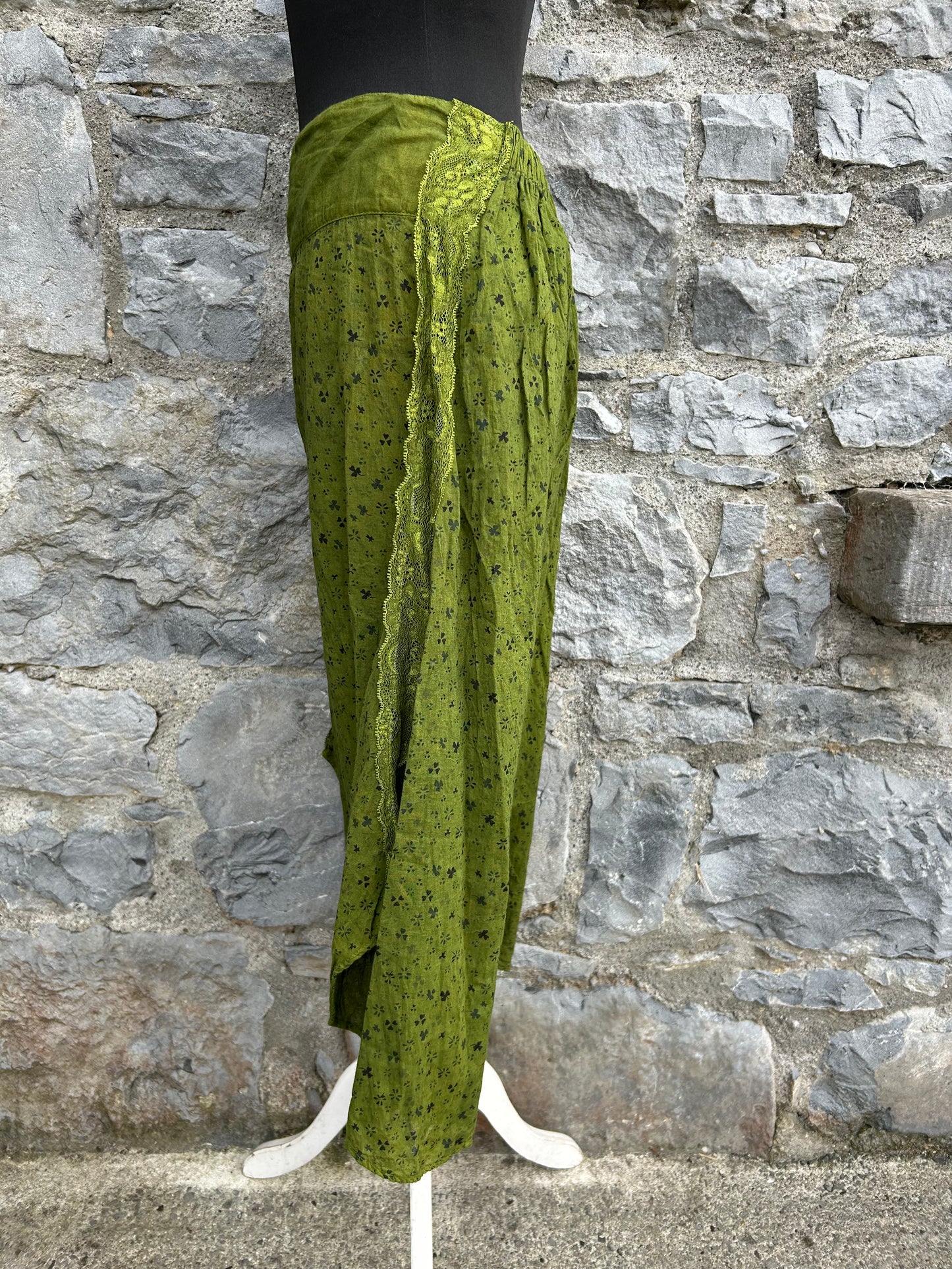 Clover green culottes uk 8