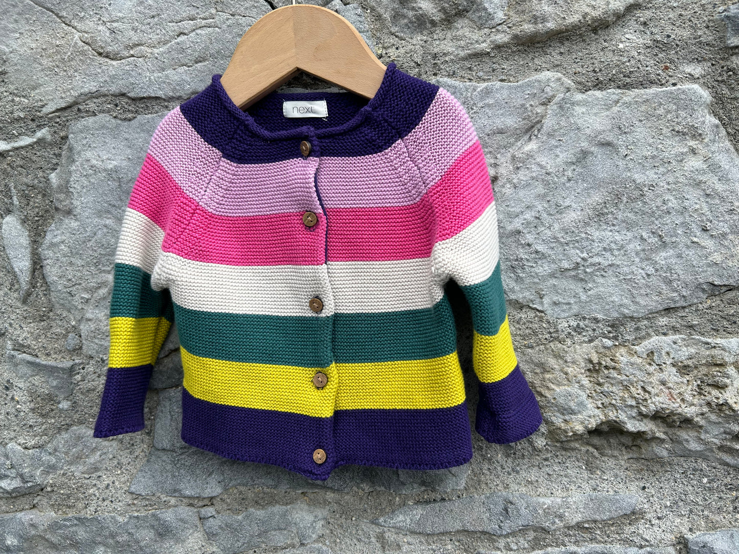 Colourful panel cardigan 3-6m (62-68cm)
