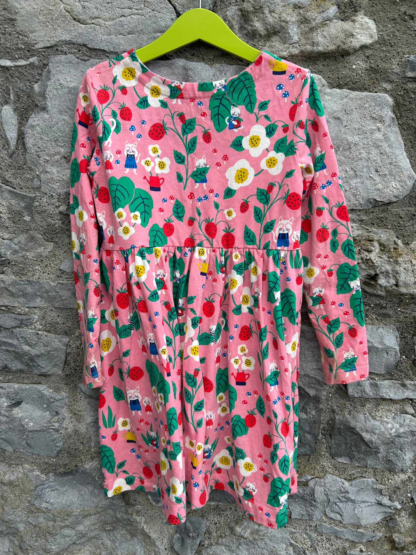 Wild strawberries pink dress 7-8y (122-128cm)