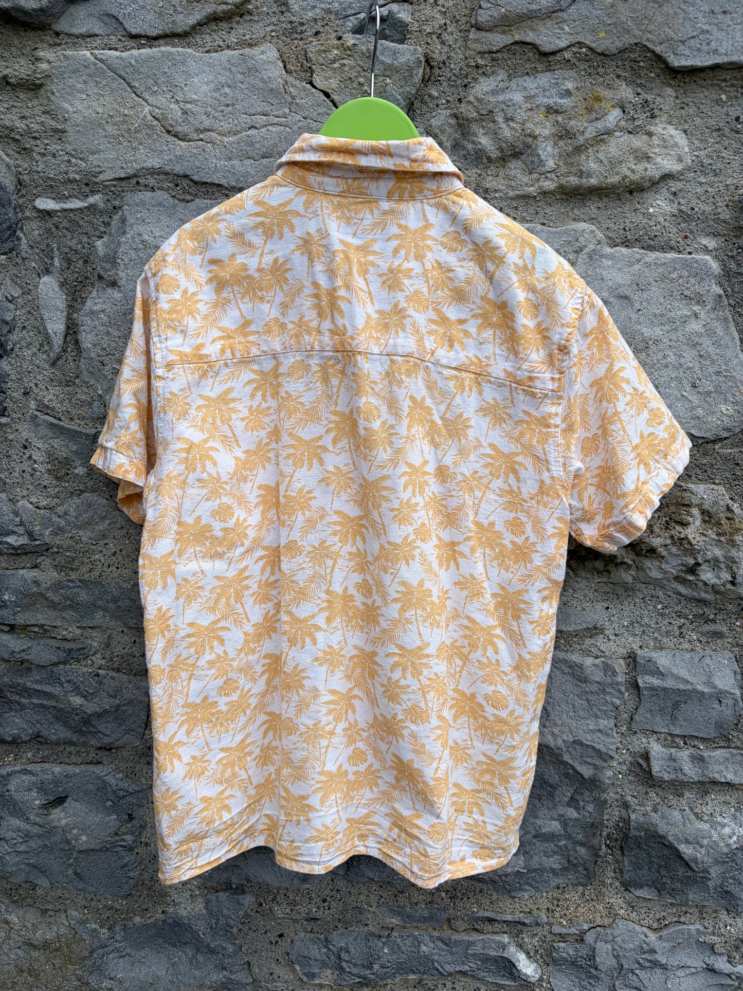 Palm trees orange shirt 8y (128cm)