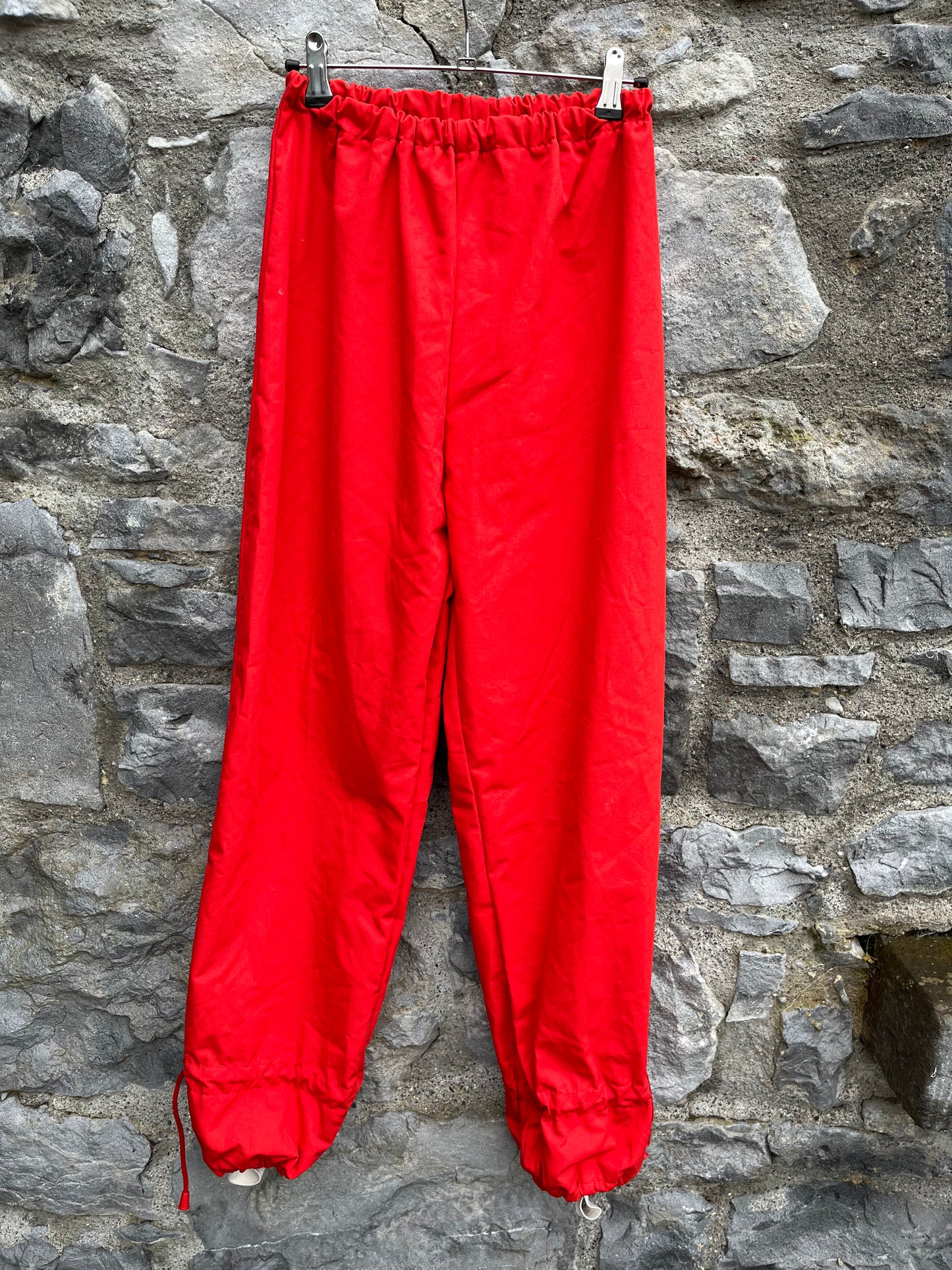 80s Red waterproof pants 13y (158cm)