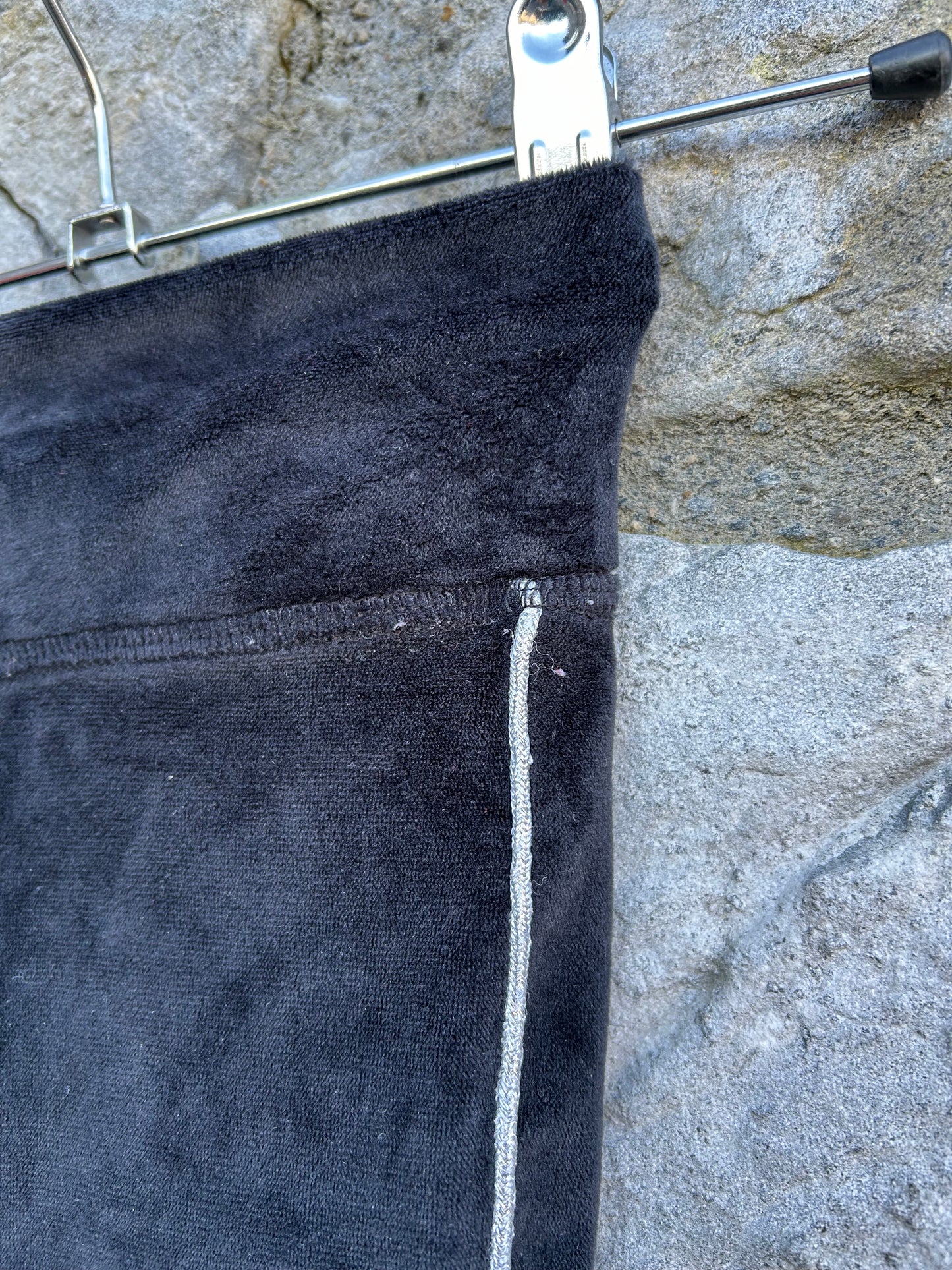 Navy velour leggings 5-6y (110-116cm)