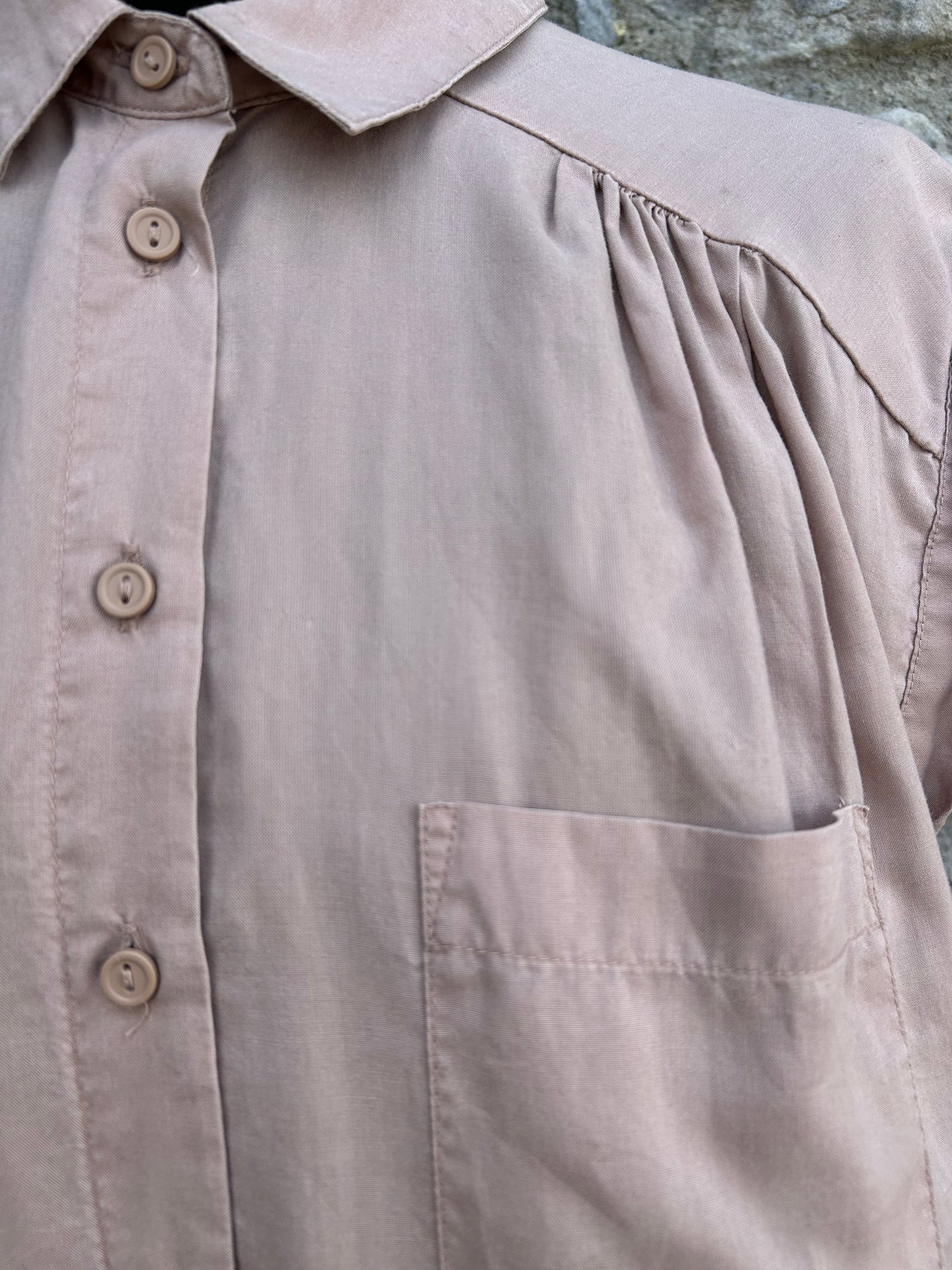 Dusty pink shirt dress uk 10