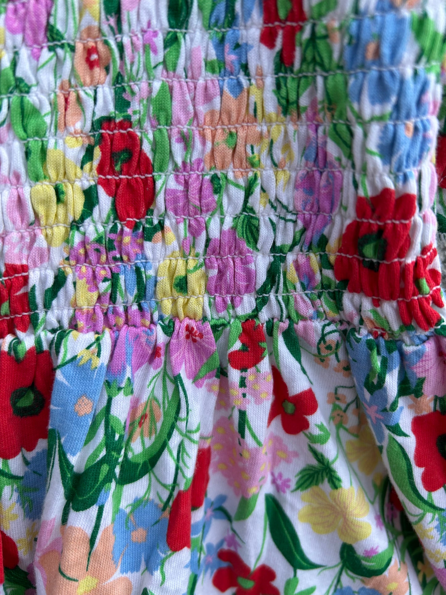Colourful flowers dress 3-4y (98-104cm)
