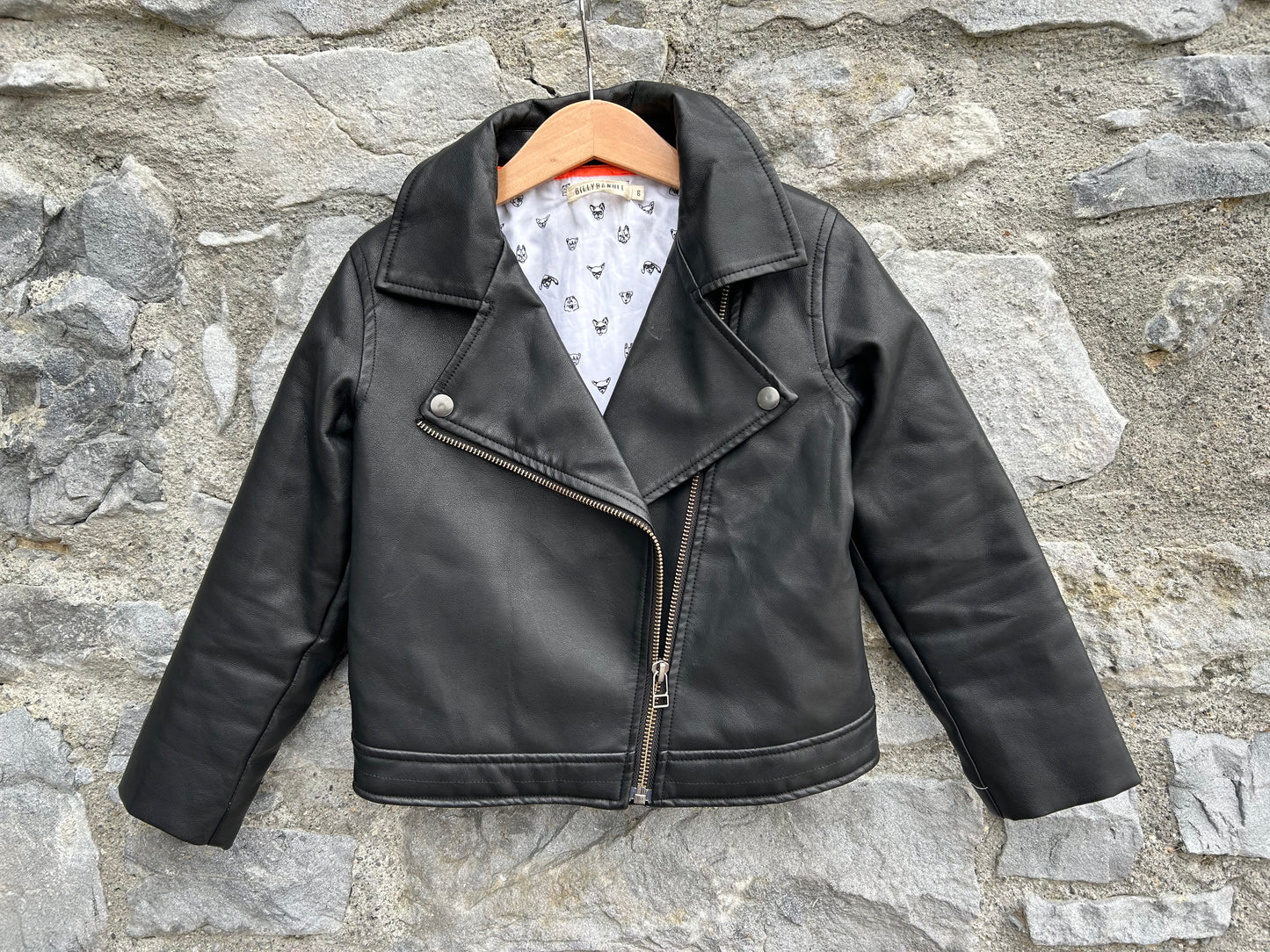 Billy bandit black jacket 5-6y (110-116cm)