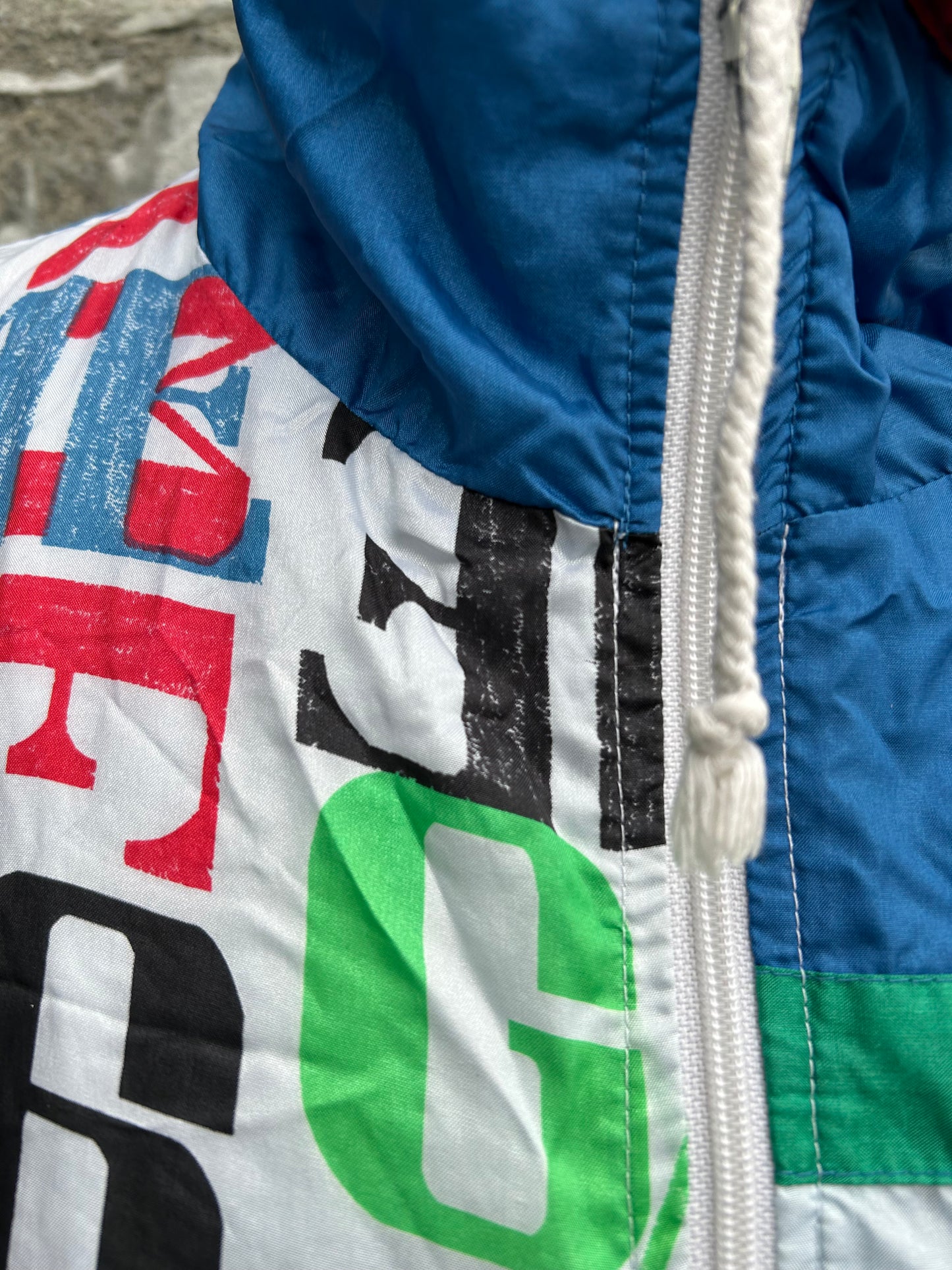 80s Letters shell jacket M/L