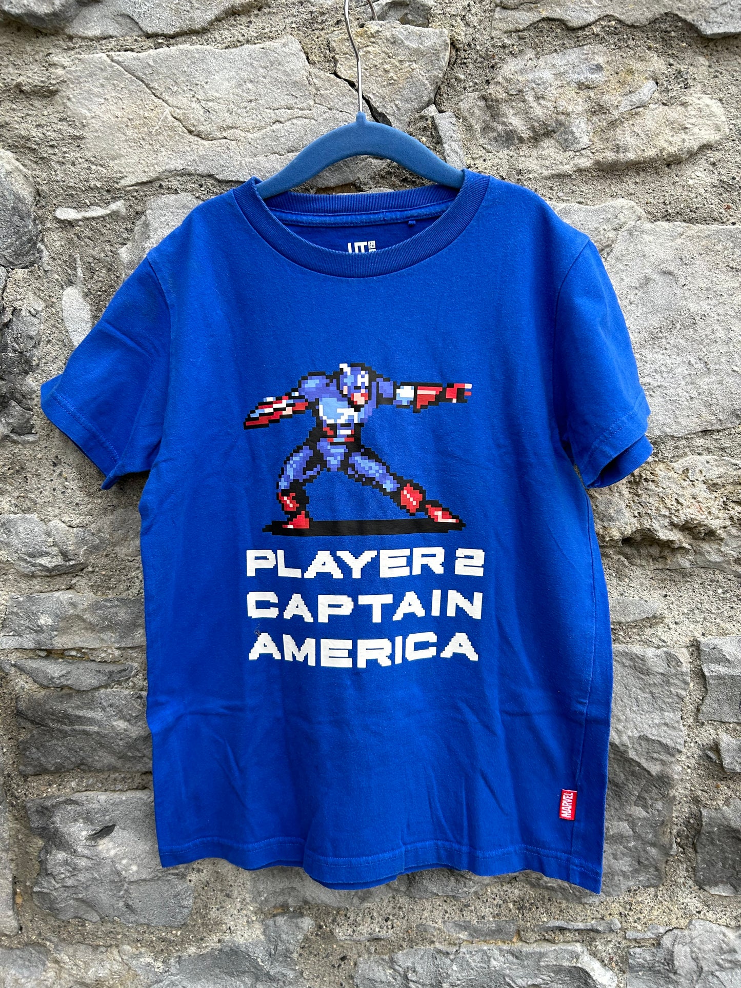 Captain America blue T-shirt 9-10y (134-140cm)