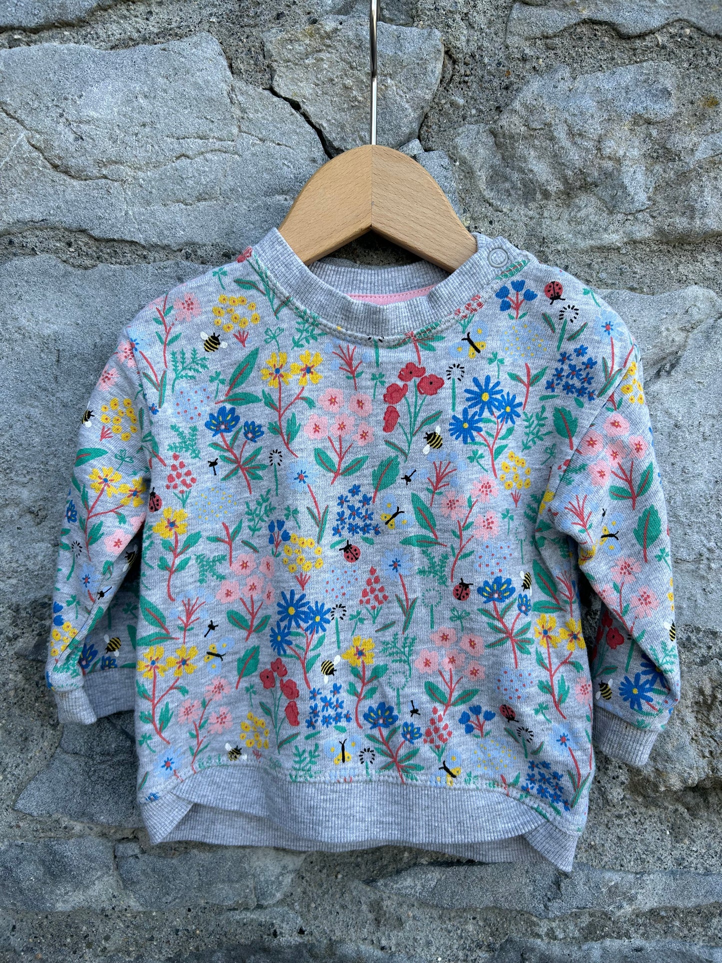 Meadow grey sweatshirt 3-6m (62-68cm)