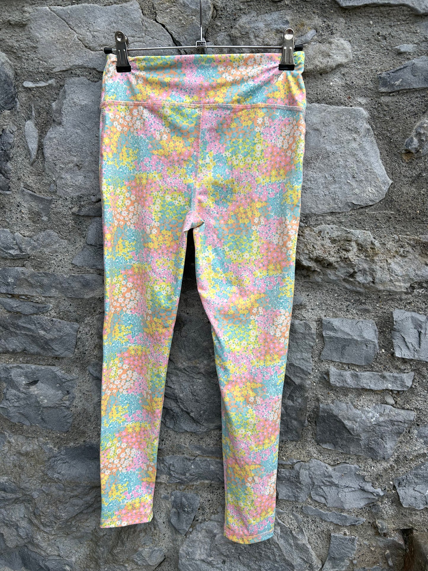 Colourful flowers leggings 10-11y (140-146cm)