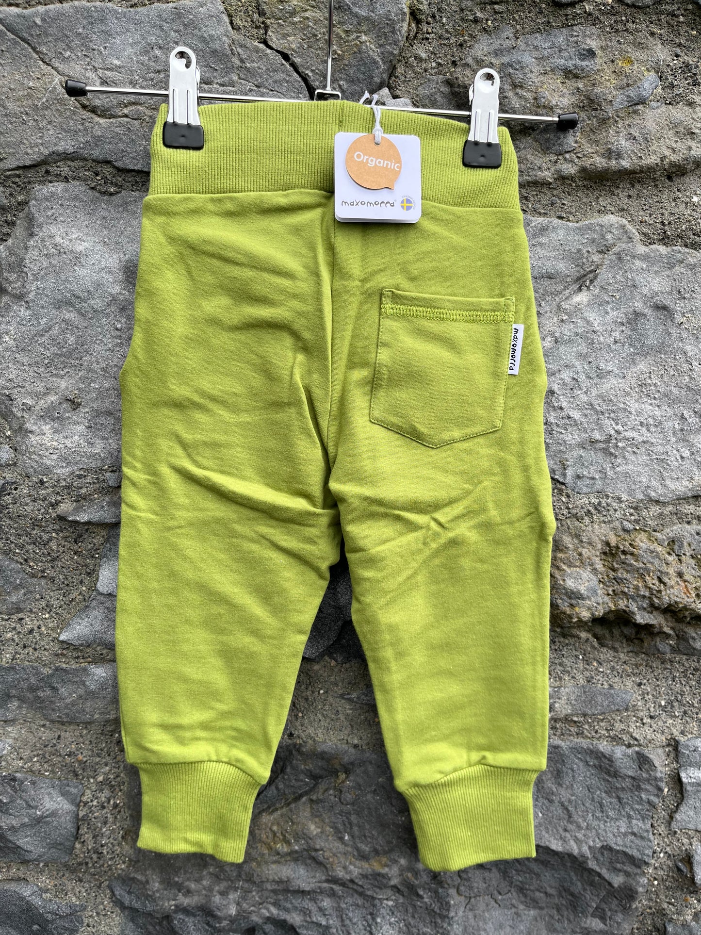 Green pants 9-12m (74-80cm)