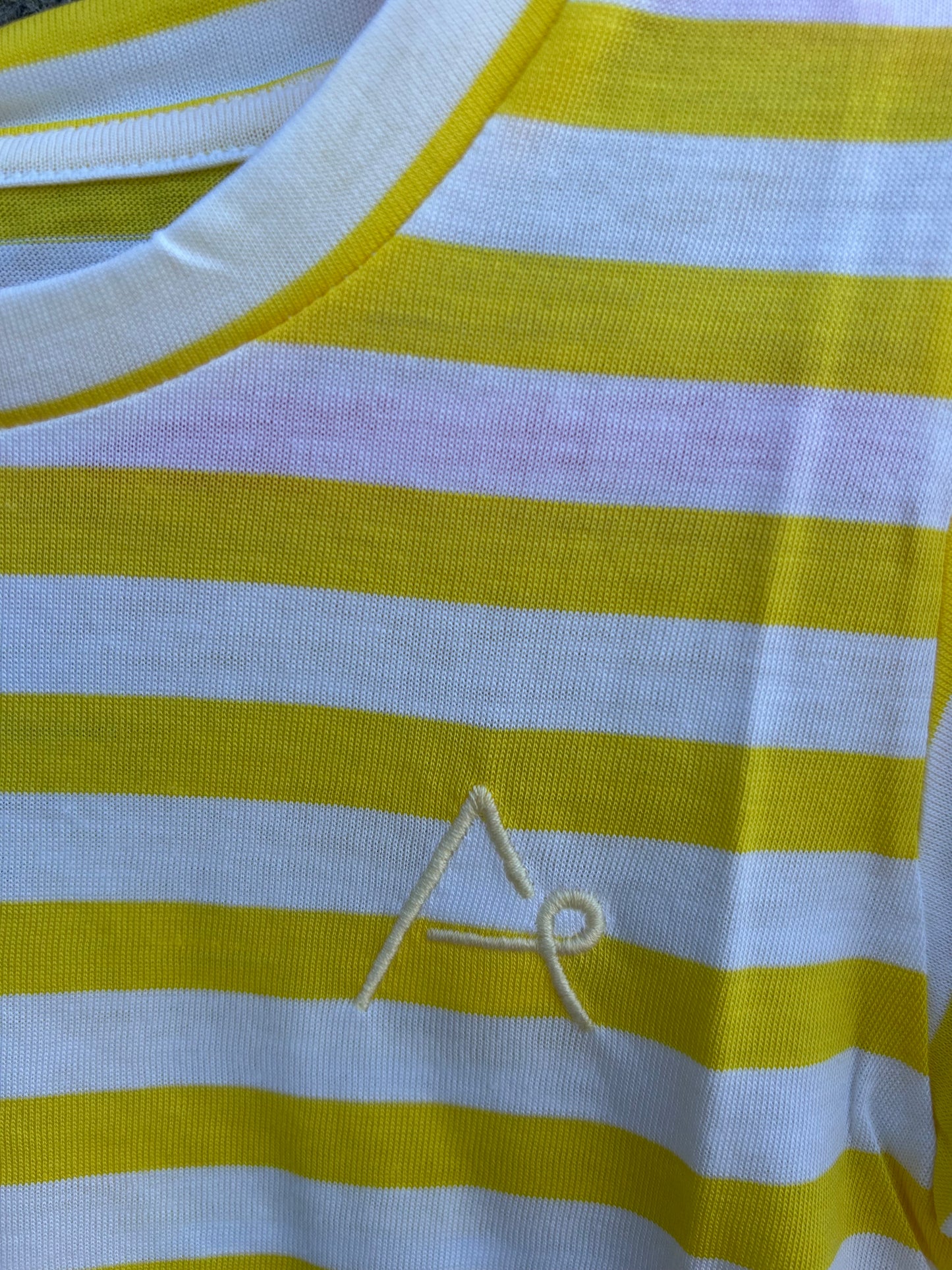 Yellow&white stripy T-shirt 2y (92cm)