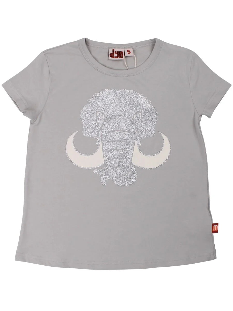 Glitter mammoth grey T-shirt 7y (122cm)