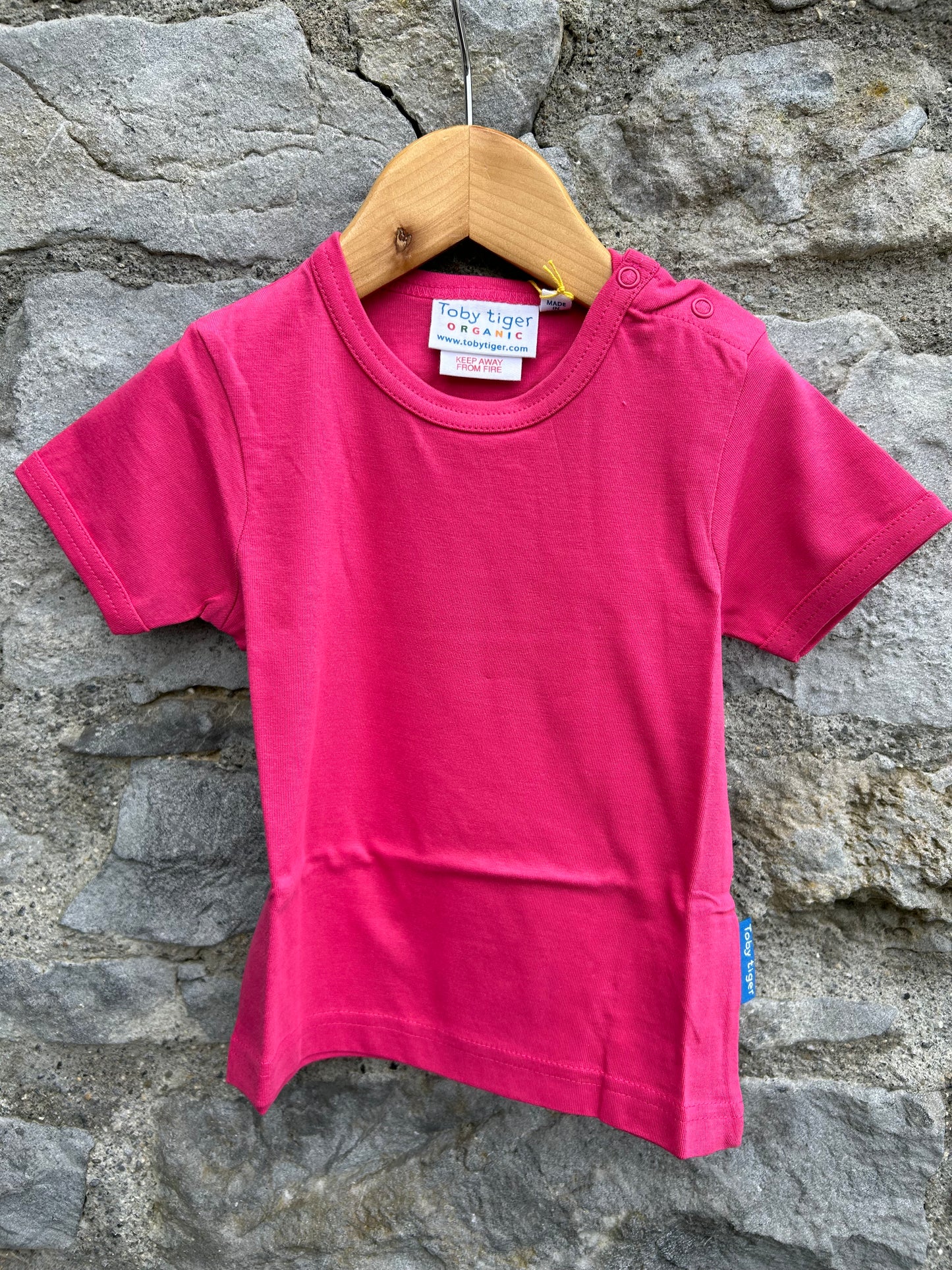 Pink T-shirt 6-12m (68-80cm)