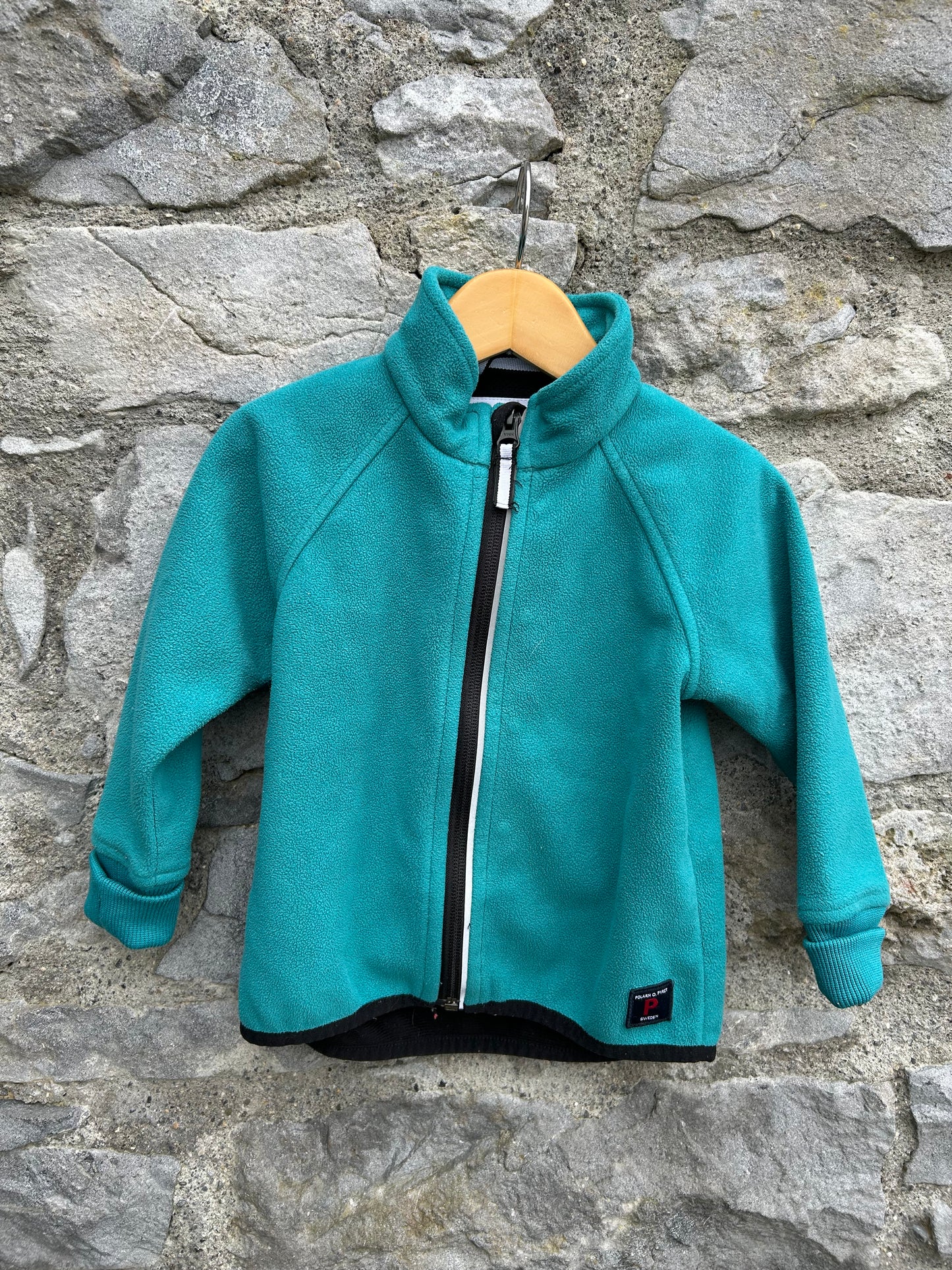 PoP teal windbreaker fleece 9-12m (74-80cm)
