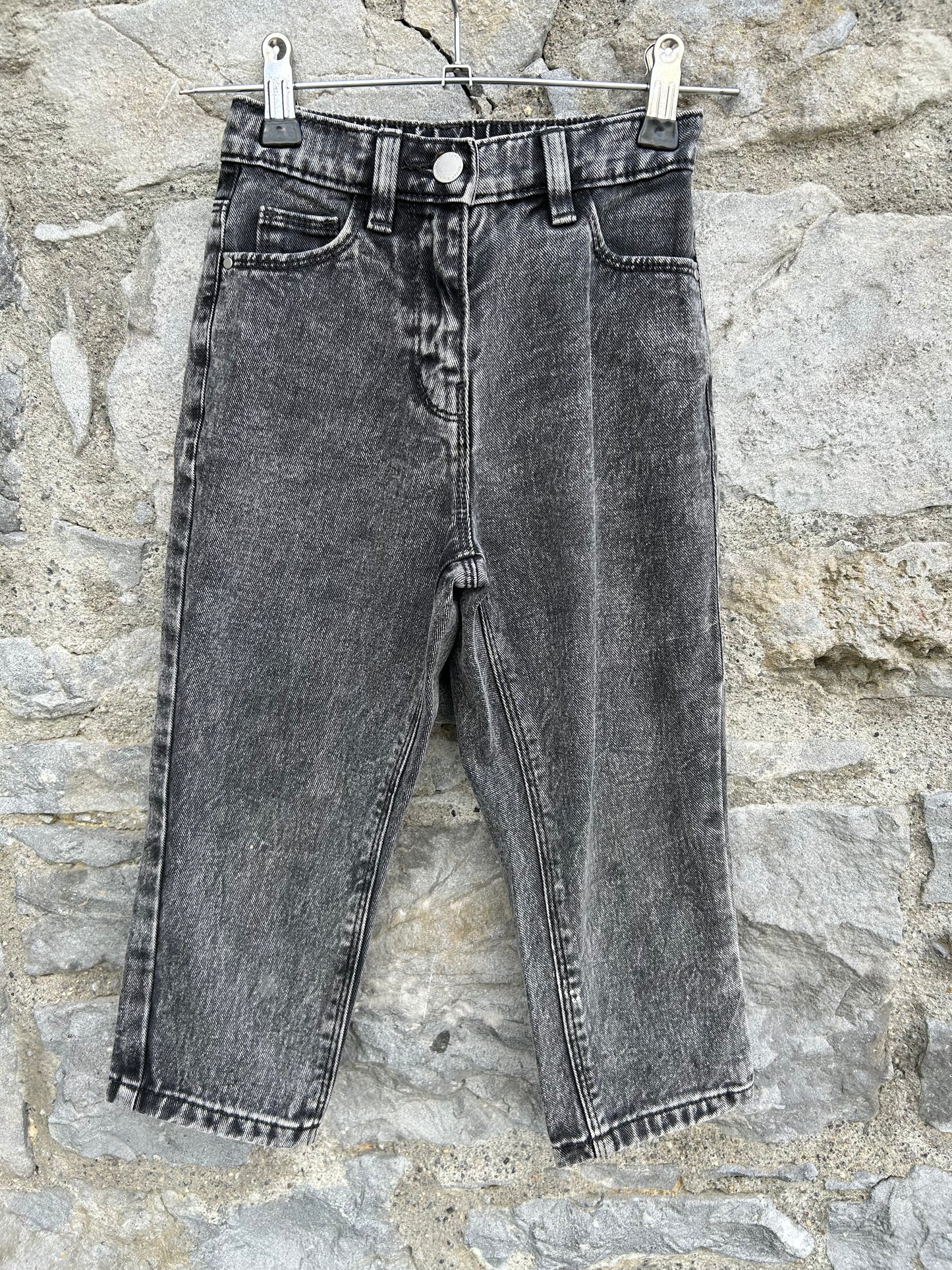 Charcoal acid wash jeans 4y (104cm)