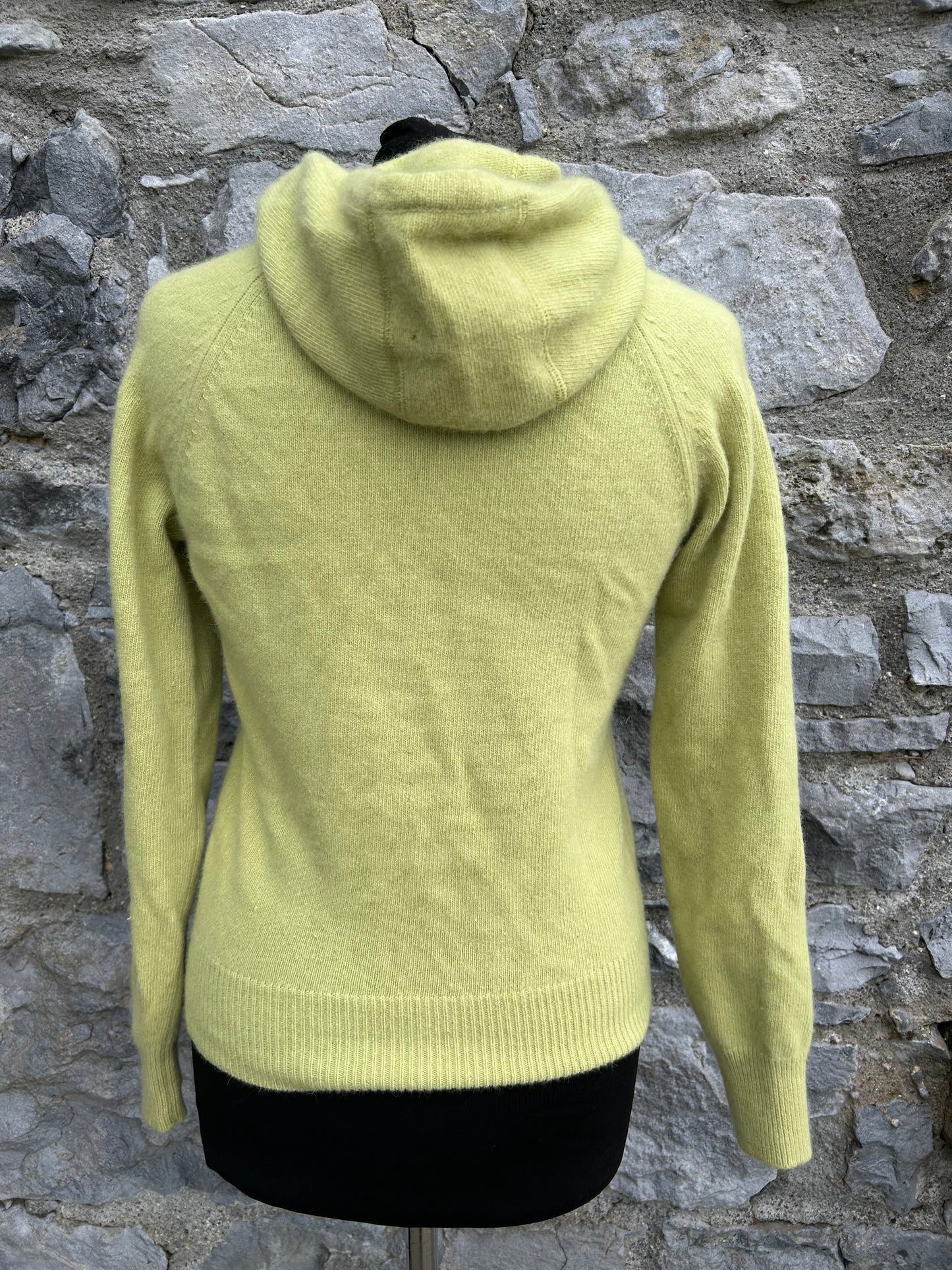 Lime woolly hooded jumper uk 6-8